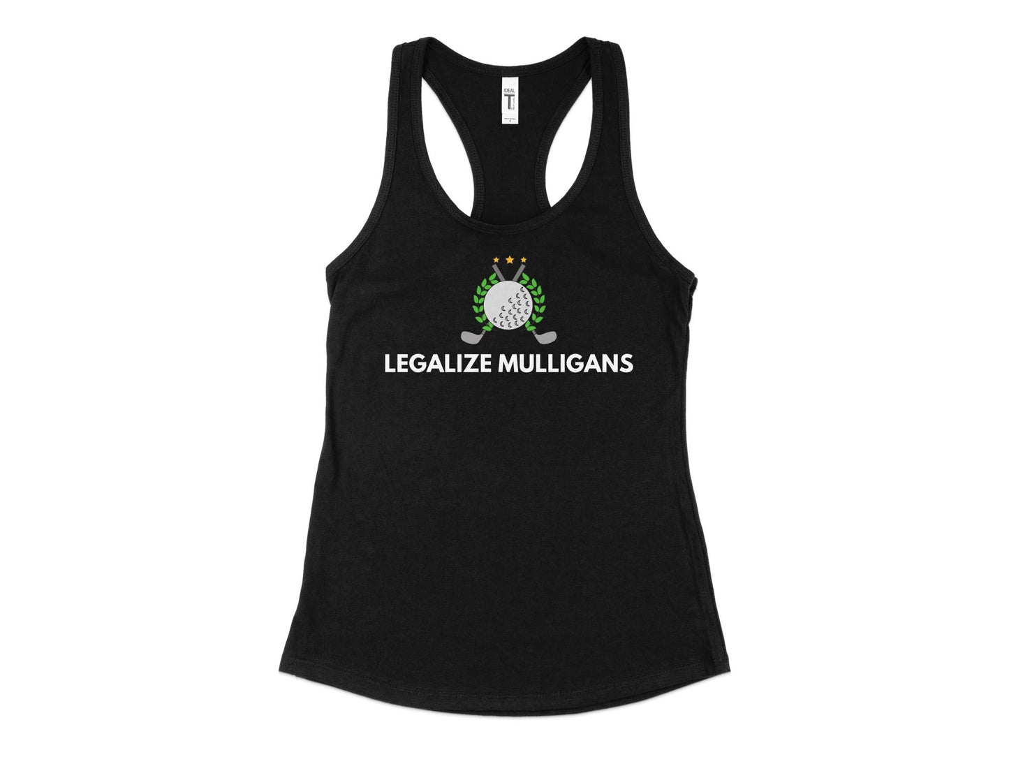 Funny Golfer Gifts Womens Tank Top XS / Black Legalize Mulligans Golf Womans Tank Top