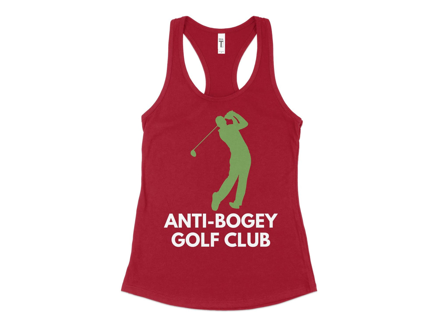 Funny Golfer Gifts Womens Tank Top XS / Cardinal Anti-Bogey Golf Club Golf Womans Tank Top