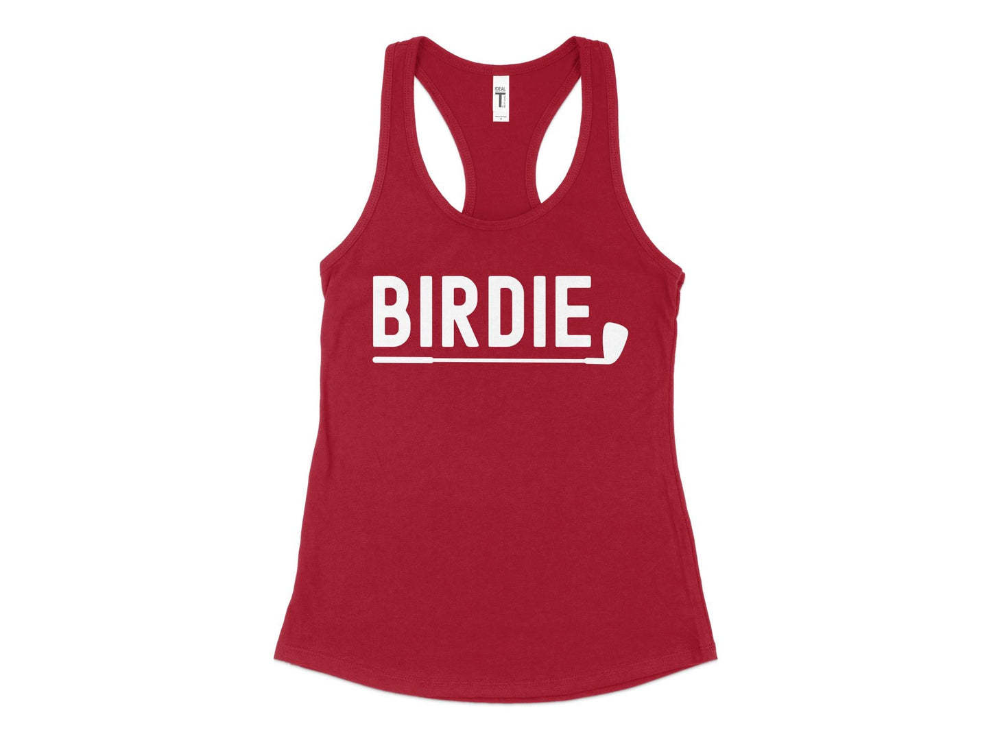 Funny Golfer Gifts Womens Tank Top XS / Cardinal Birdie Golf Womans Tank Top