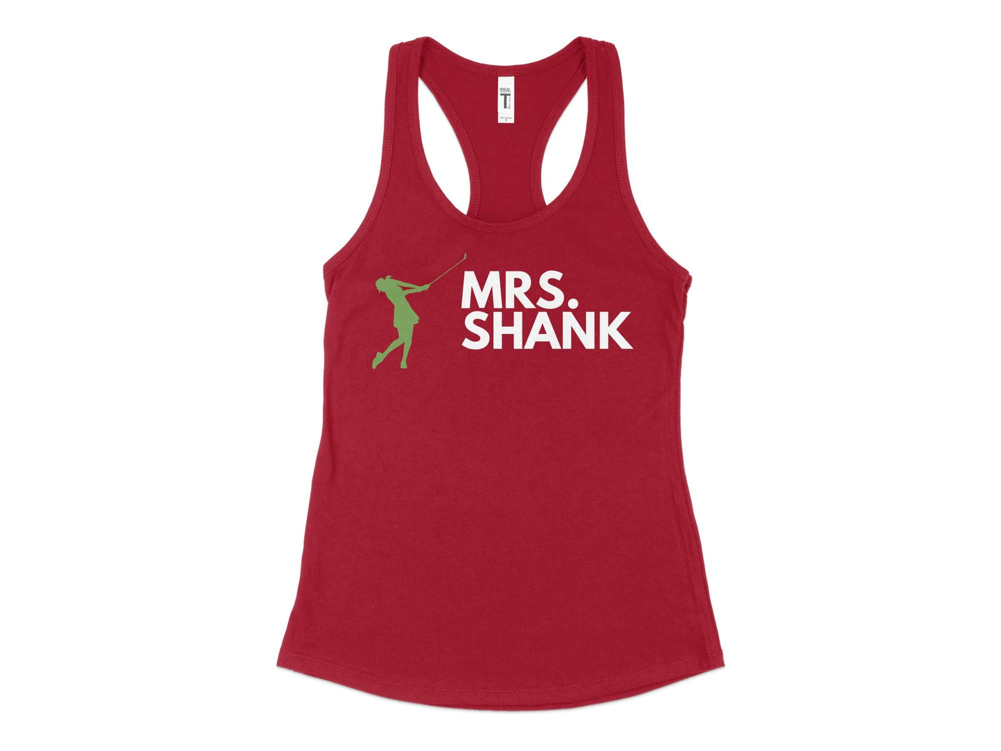 Funny Golfer Gifts Womens Tank Top XS / Cardinal Mrs Shank Golf Womans Tank Top