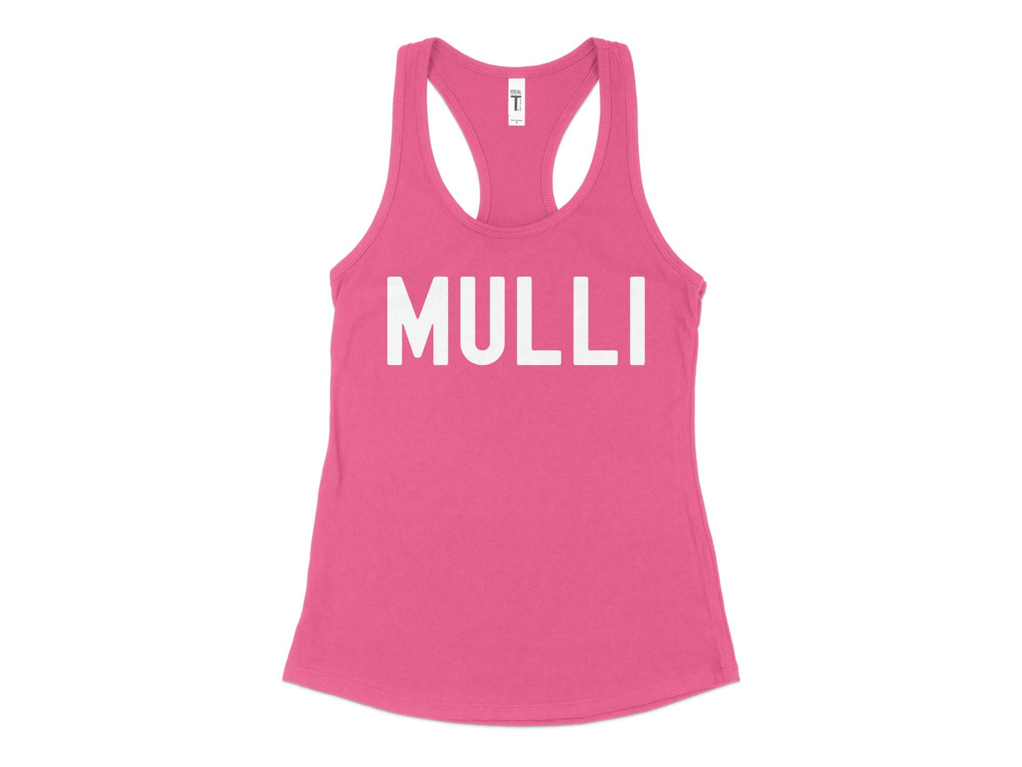 Funny Golfer Gifts Womens Tank Top XS / Hot Pink Mulli Golf Womans Tank Top
