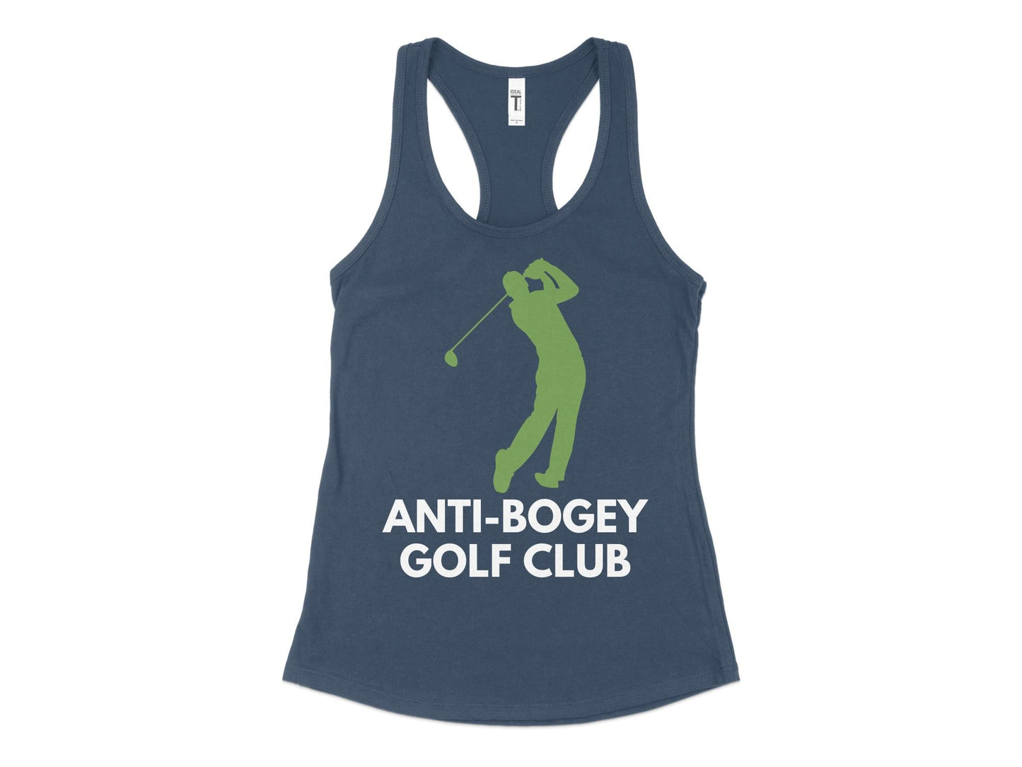 Funny Golfer Gifts Womens Tank Top XS / Indigo Anti-Bogey Golf Club Golf Womans Tank Top