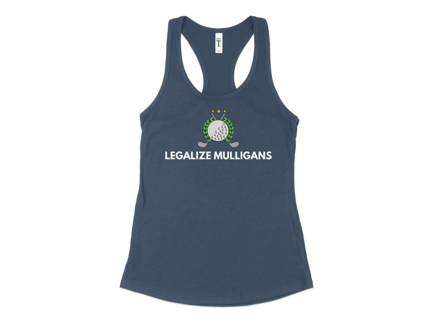 Funny Golfer Gifts Womens Tank Top XS / Indigo Legalize Mulligans Golf Womans Tank Top