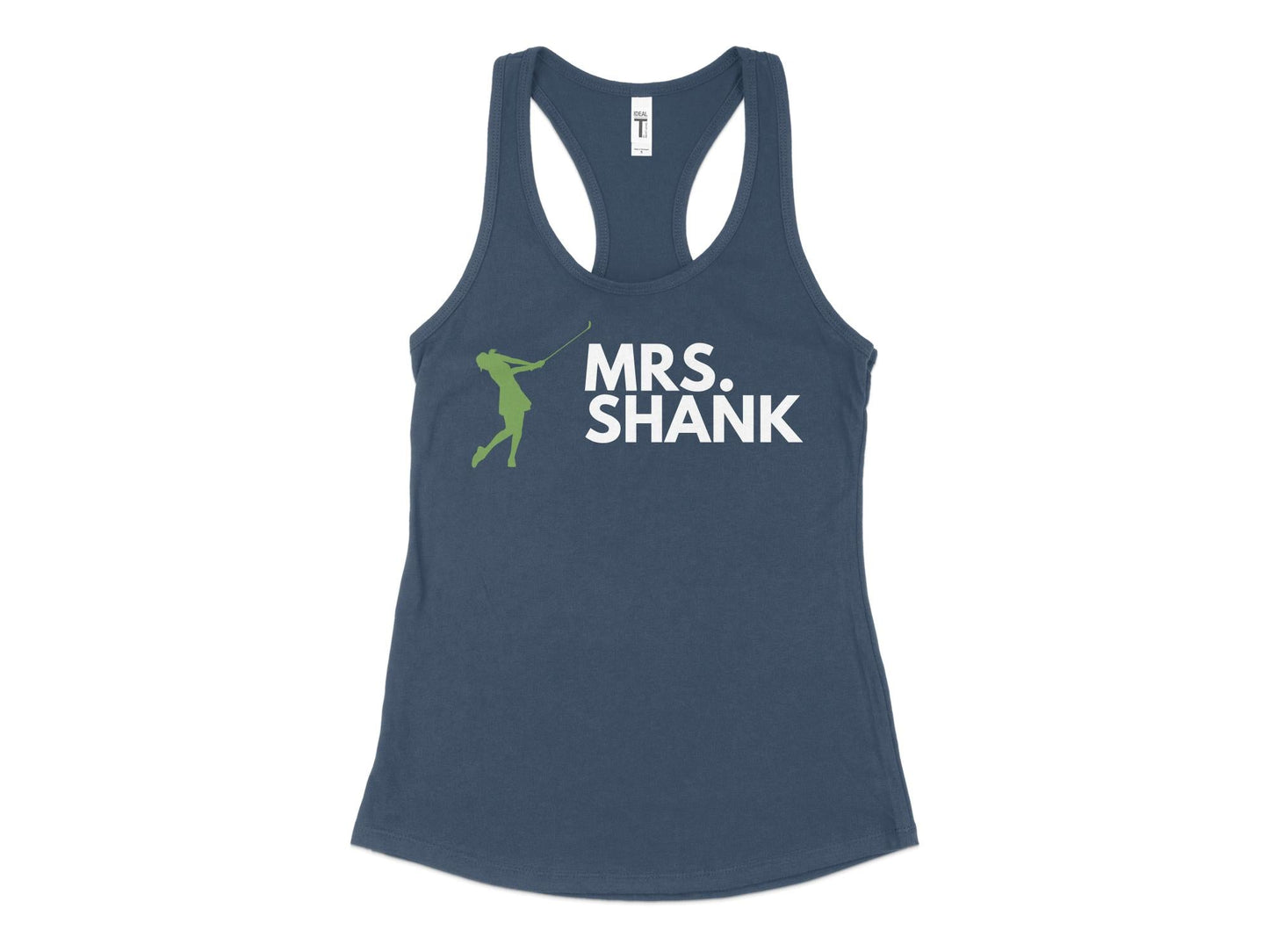 Funny Golfer Gifts Womens Tank Top XS / Indigo Mrs Shank Golf Womans Tank Top