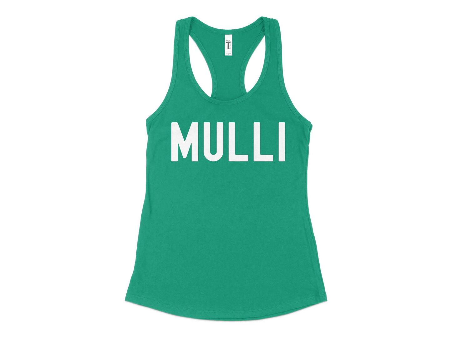 Funny Golfer Gifts Womens Tank Top XS / Kelly Green Mulli Golf Womans Tank Top