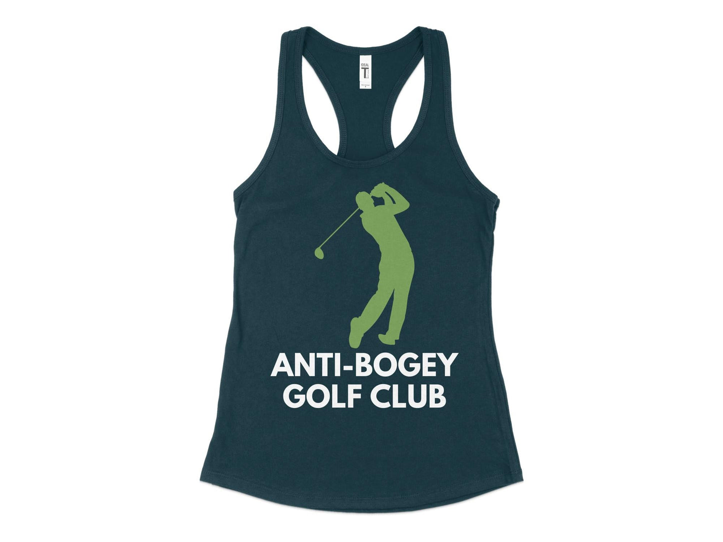 Funny Golfer Gifts Womens Tank Top XS / Midnight Navy Anti-Bogey Golf Club Golf Womans Tank Top