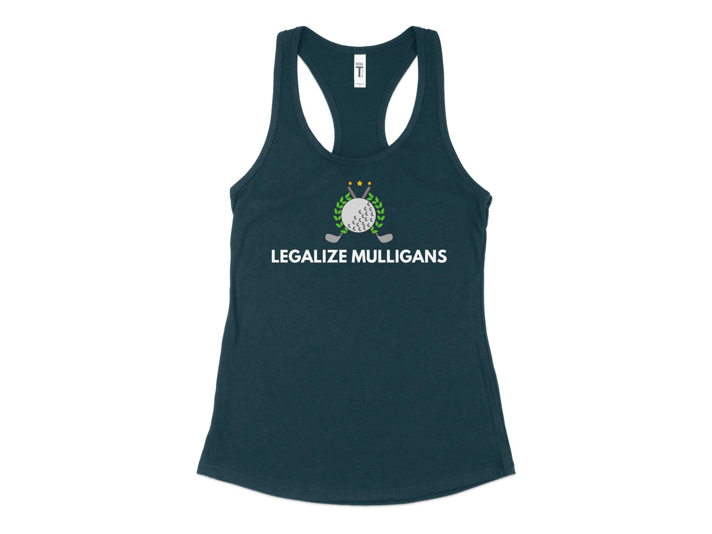 Funny Golfer Gifts Womens Tank Top XS / Midnight Navy Legalize Mulligans Golf Womans Tank Top