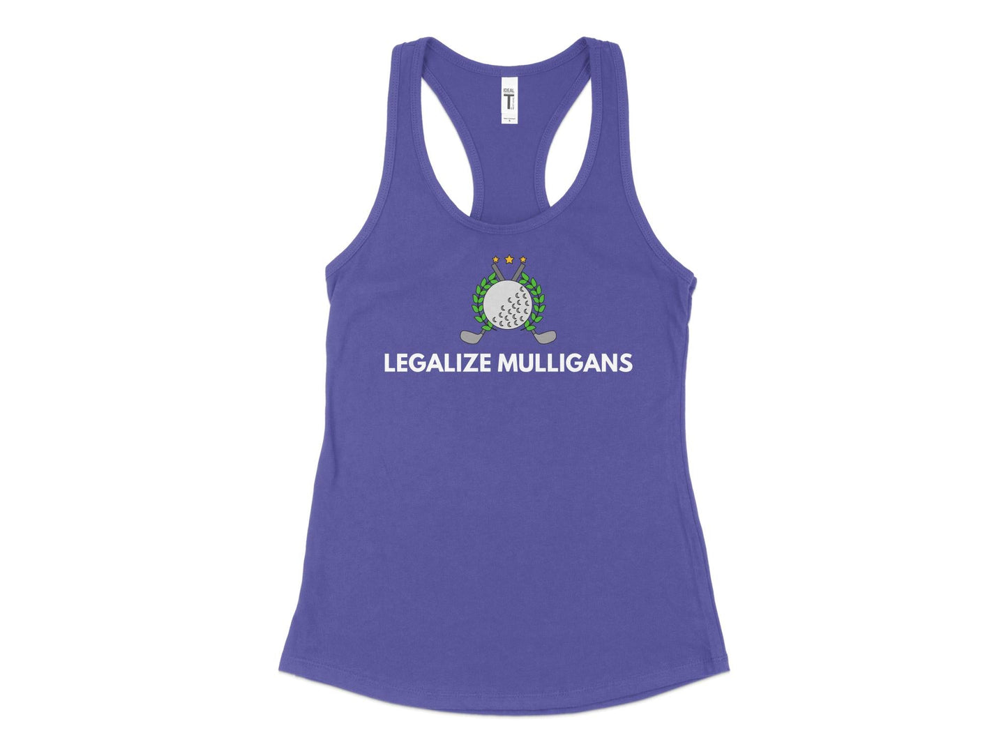 Funny Golfer Gifts Womens Tank Top XS / Purple Rush Legalize Mulligans Golf Womans Tank Top