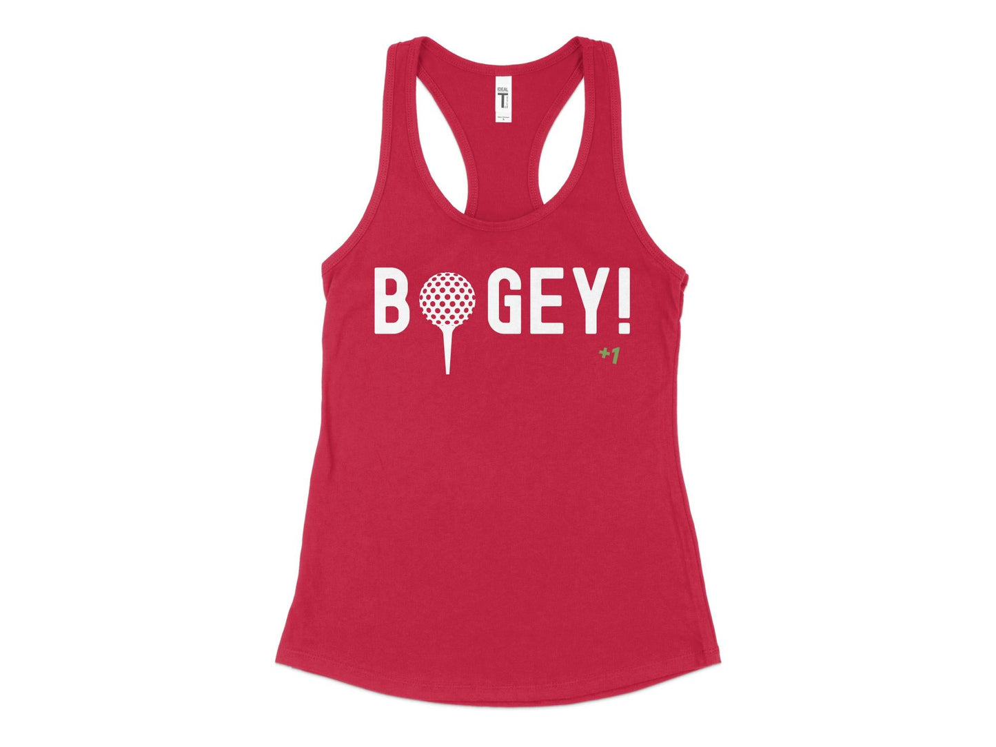 Funny Golfer Gifts Womens Tank Top XS / Red Bogey Golf Womans Tank Top
