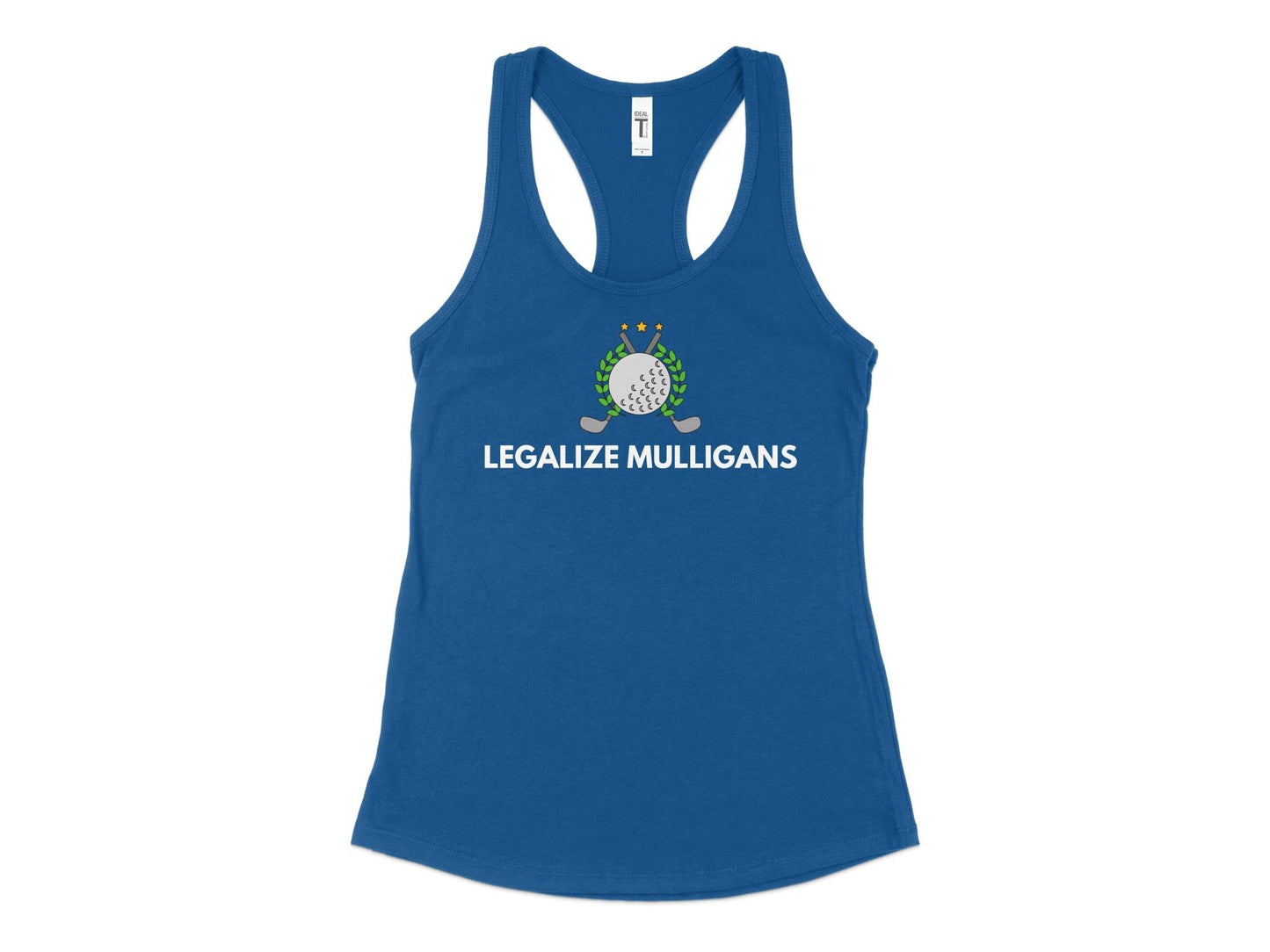 Funny Golfer Gifts Womens Tank Top XS / Royal Legalize Mulligans Golf Womans Tank Top
