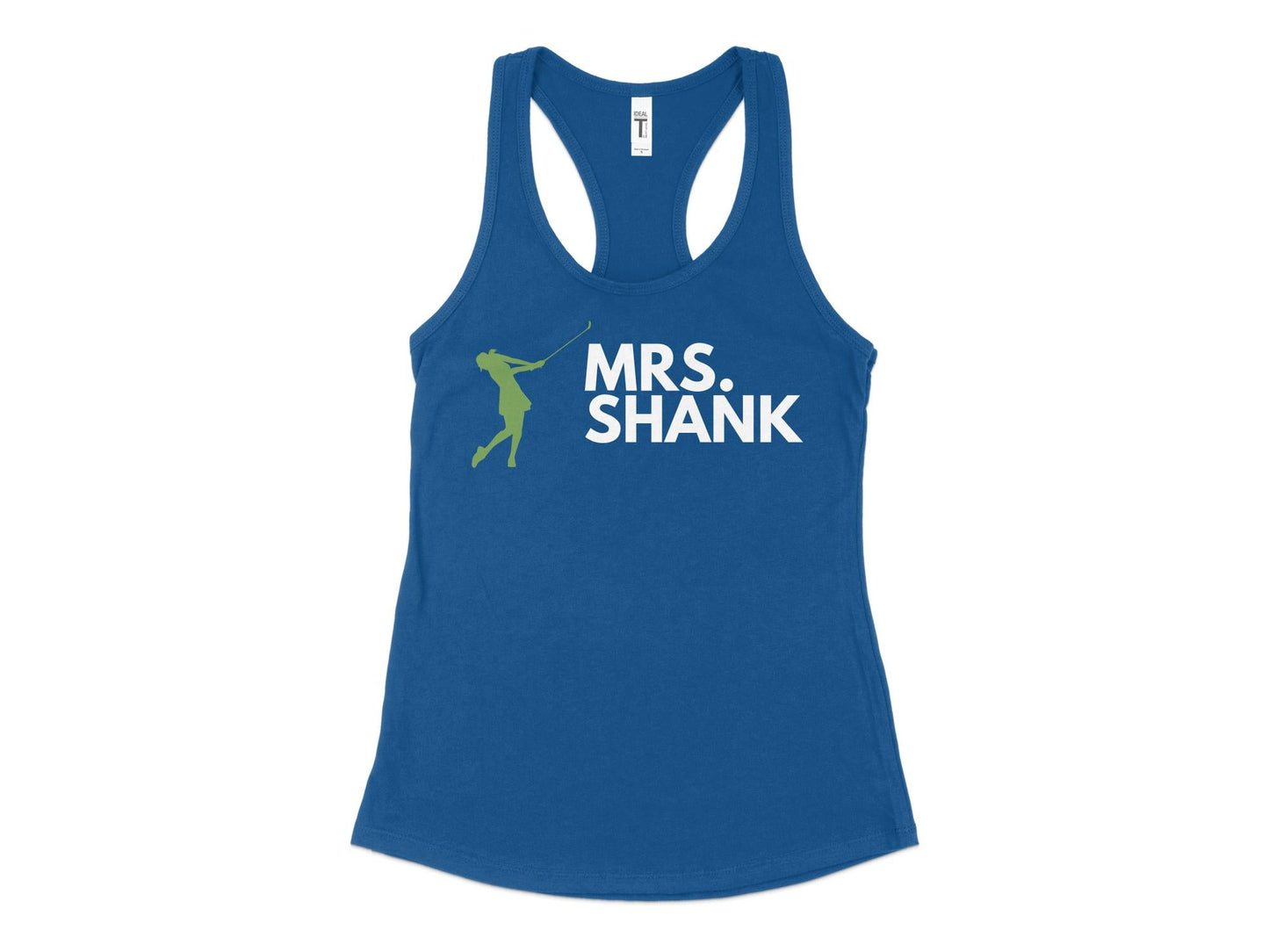 Funny Golfer Gifts Womens Tank Top XS / Royal Mrs Shank Golf Womans Tank Top