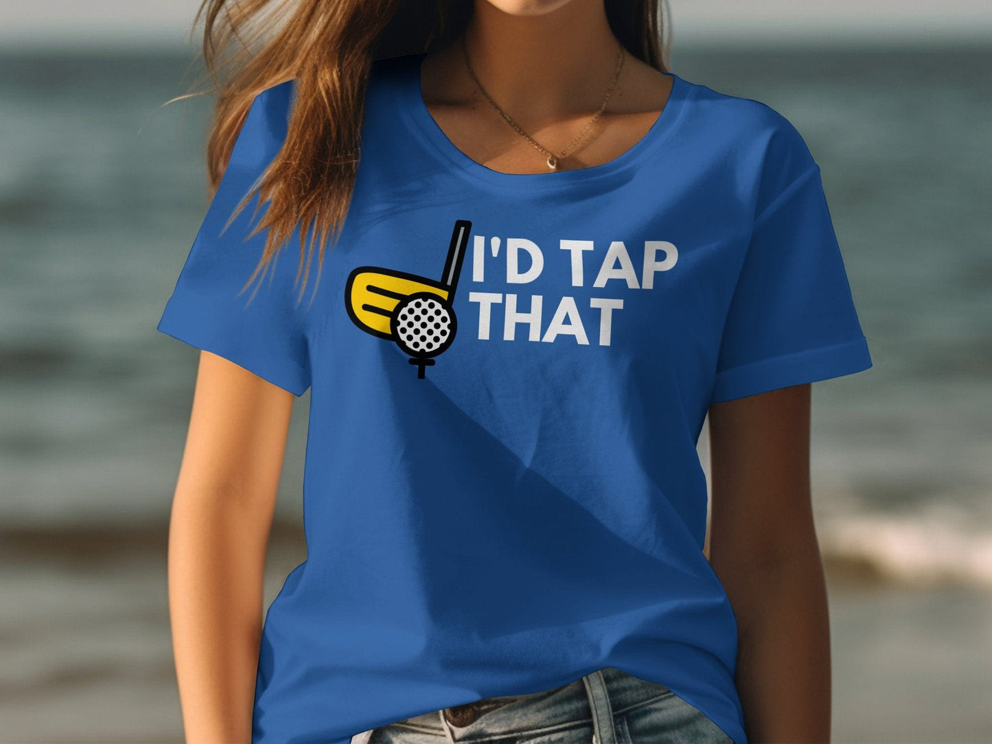 Funny Golfer Gifts Womens TShirt Id Tap That Golf Womans T-Shirt
