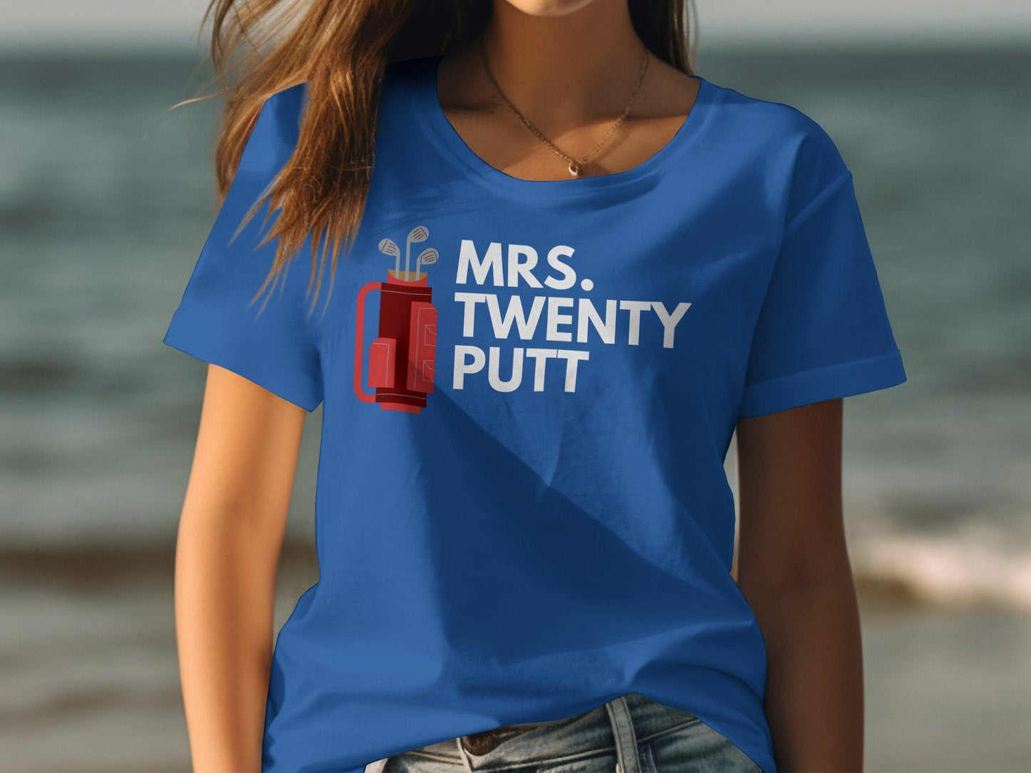 Funny Golfer Gifts Womens TShirt Mrs Twenty Putt Golf Womans T-Shirt