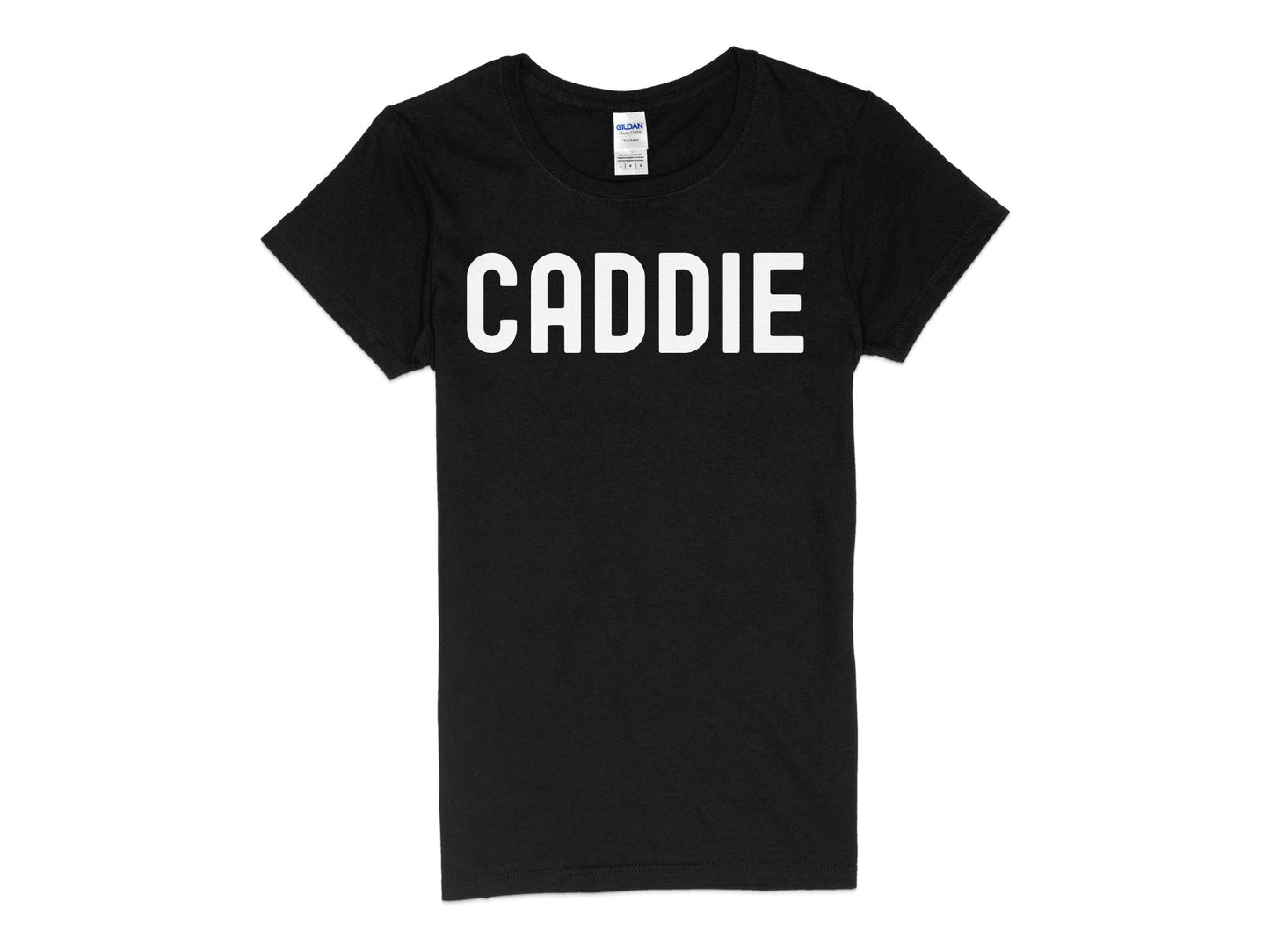 Funny Golfer Gifts Womens TShirt S / Black Caddie Golf Womans T-Shirt