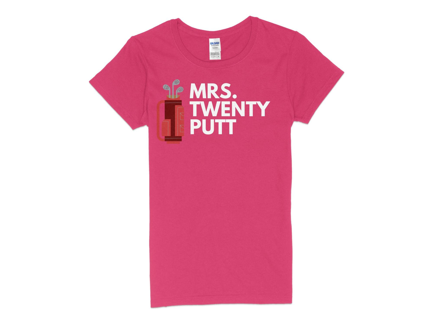 Funny Golfer Gifts Womens TShirt S / Heliconia Mrs Twenty Putt Golf Womans T-Shirt