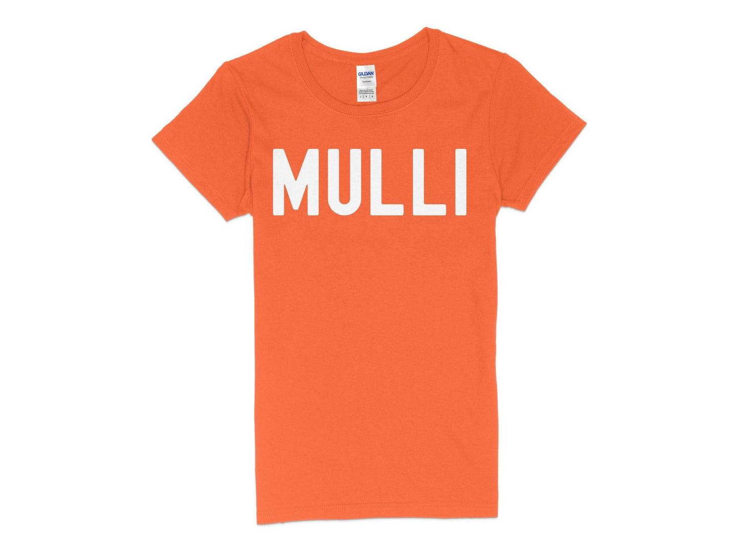 Funny Golfer Gifts Womens TShirt S / Orange Mulli Golf Womans T-Shirt