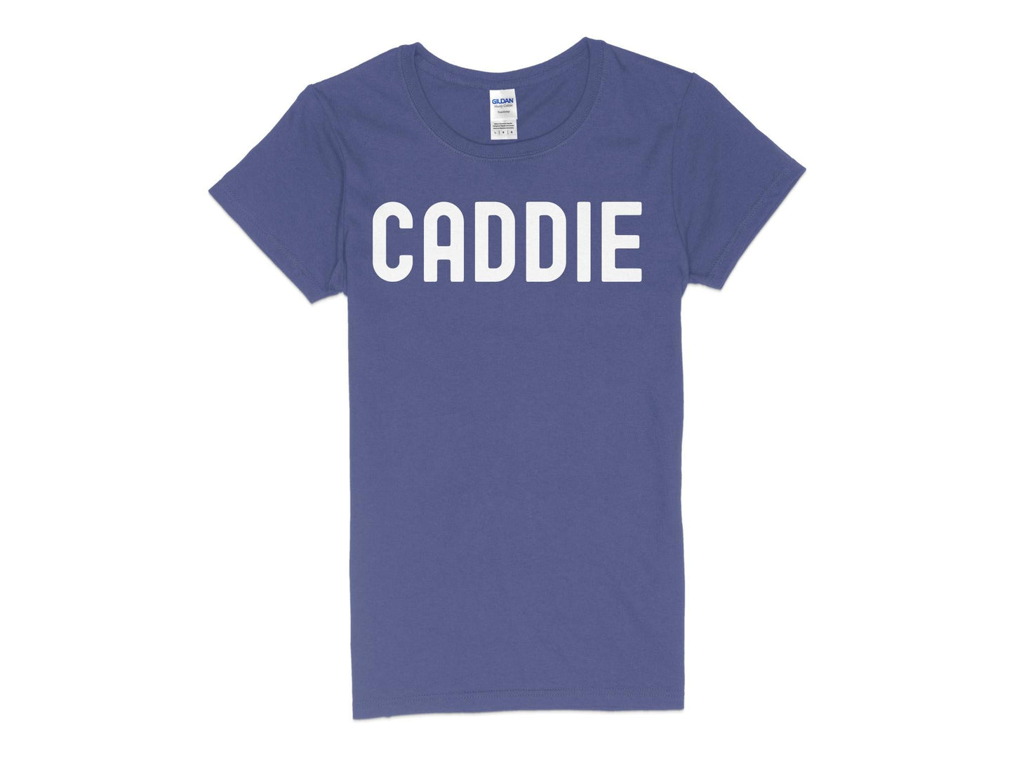 Funny Golfer Gifts Womens TShirt S / Purple Caddie Golf Womans T-Shirt