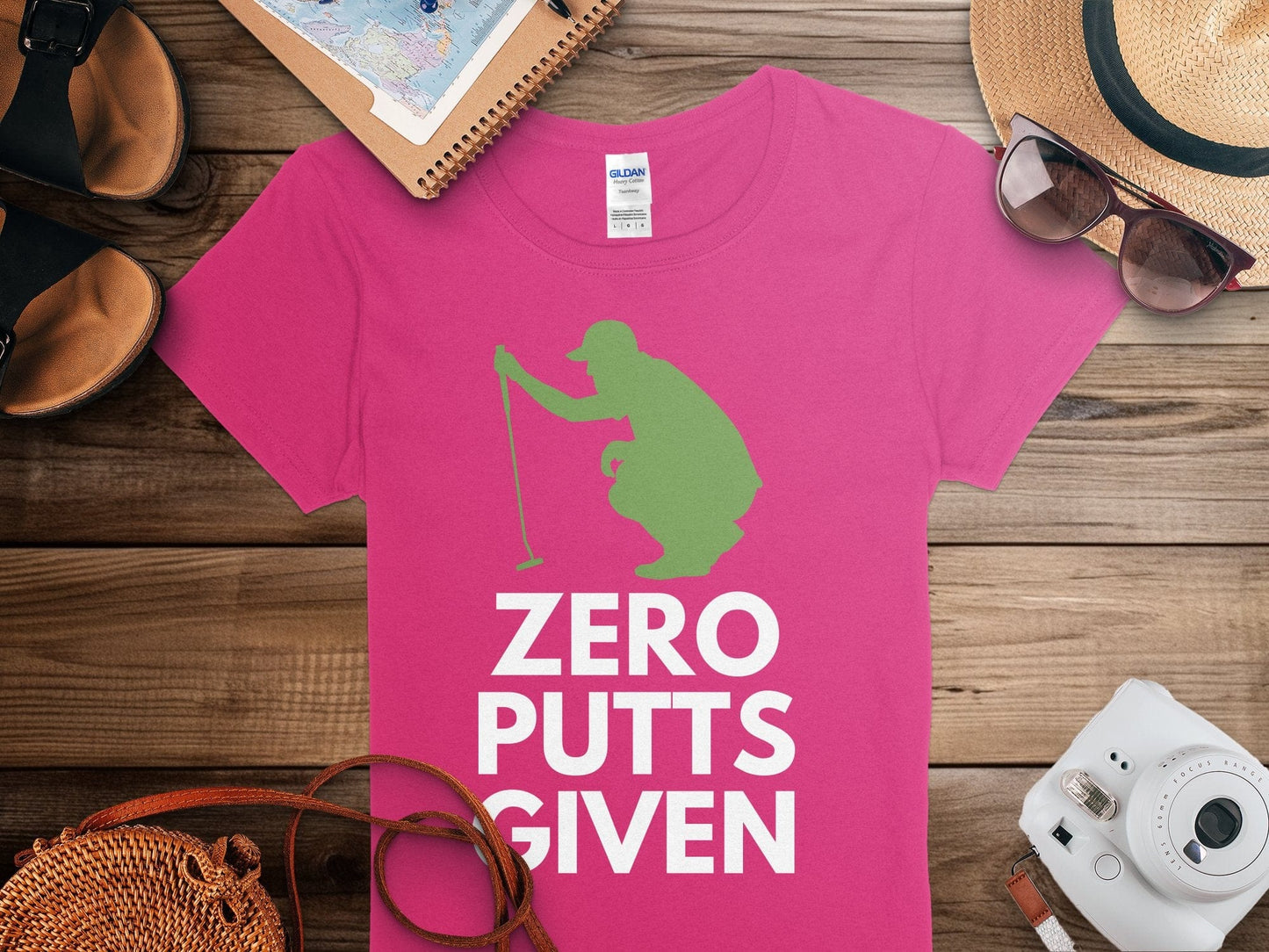 Funny Golfer Gifts Womens TShirt Zero Putts Given Golf Womans T-Shirt