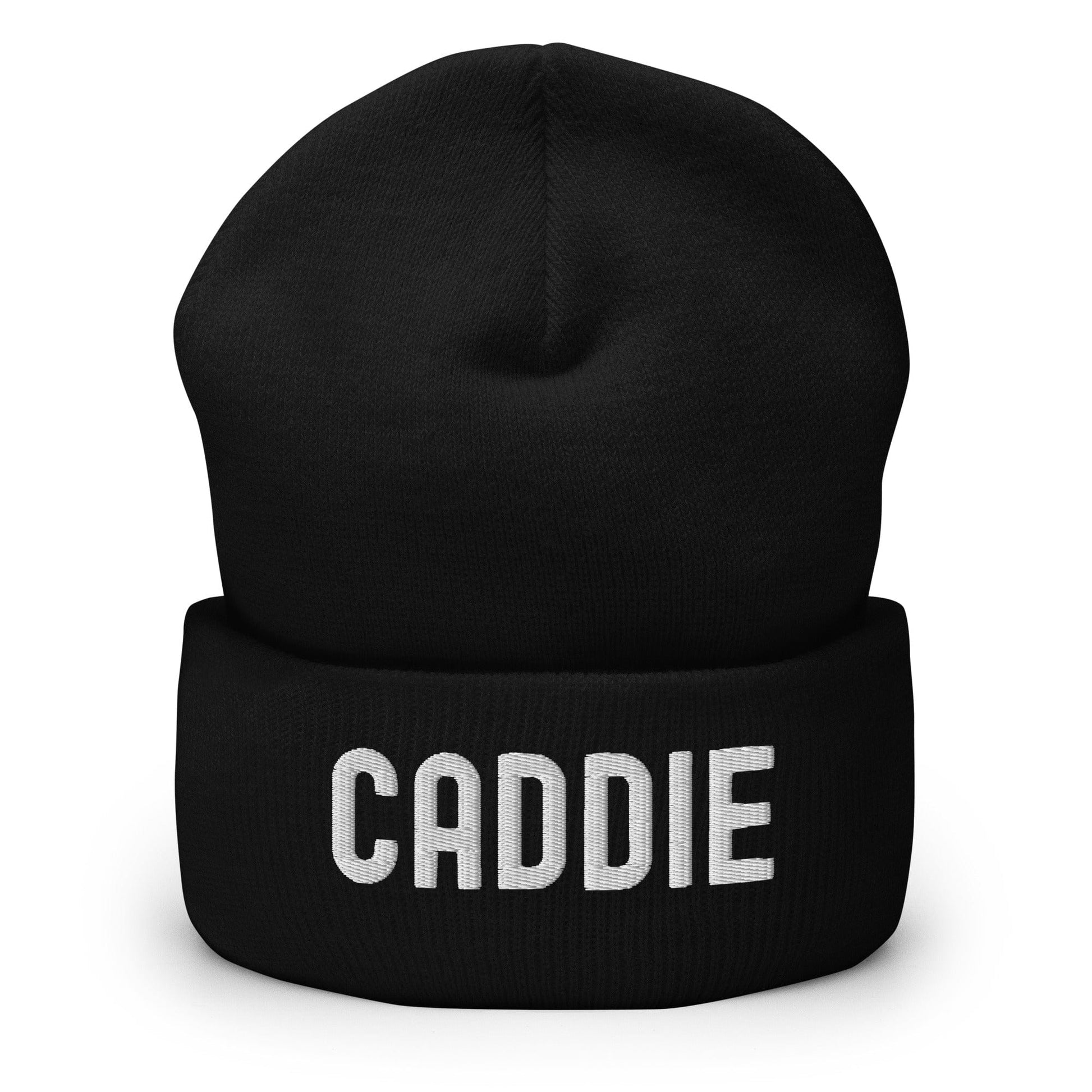 Funny Golfer Gifts  Beanie Black Caddie Beanie