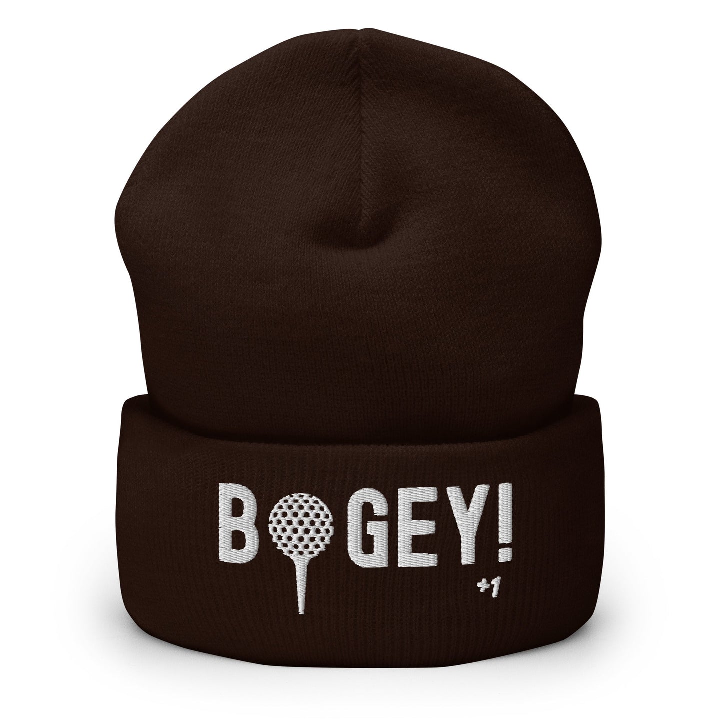 Funny Golfer Gifts  Beanie Brown Bogey Hat Beanie