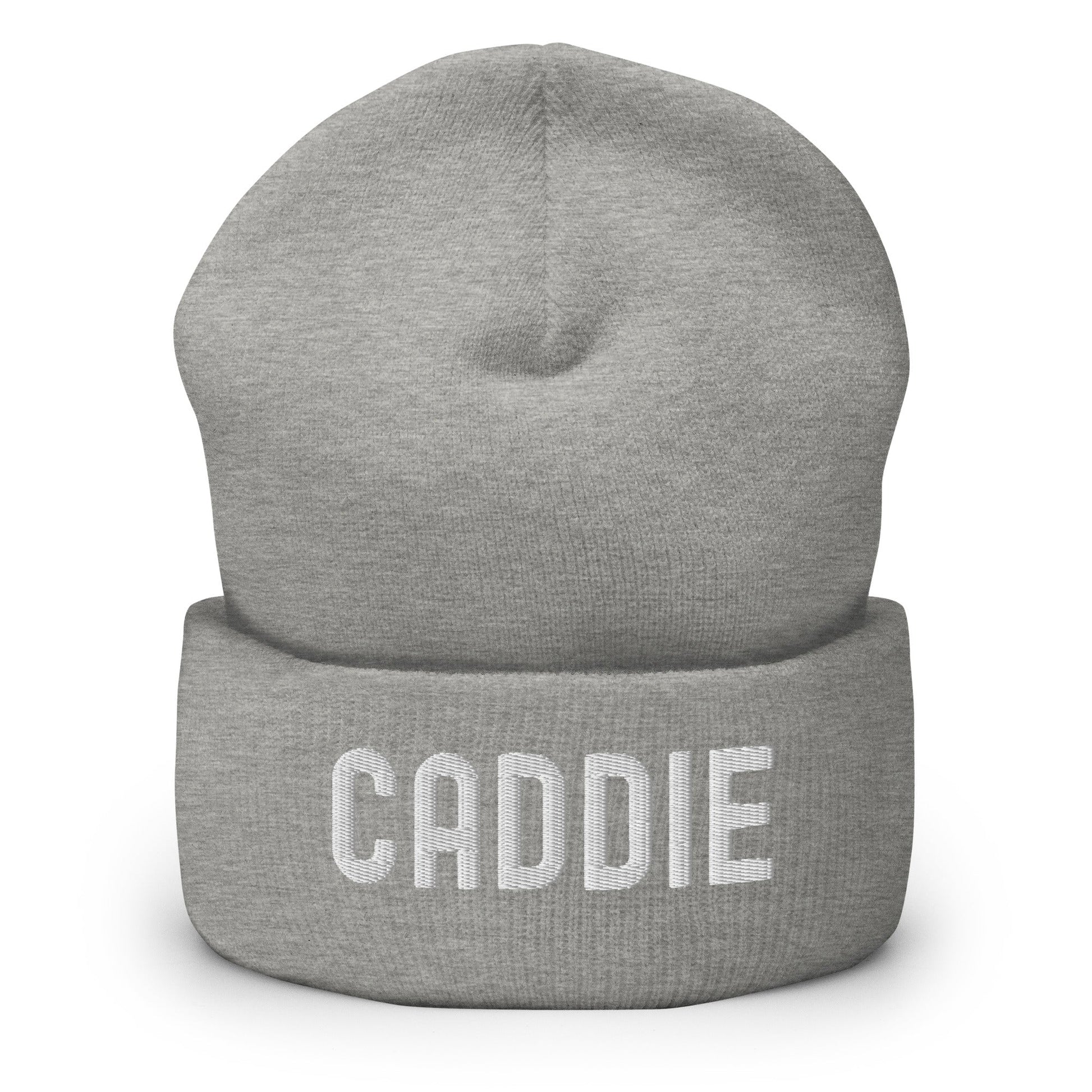Funny Golfer Gifts  Beanie Heather Grey Caddie Beanie