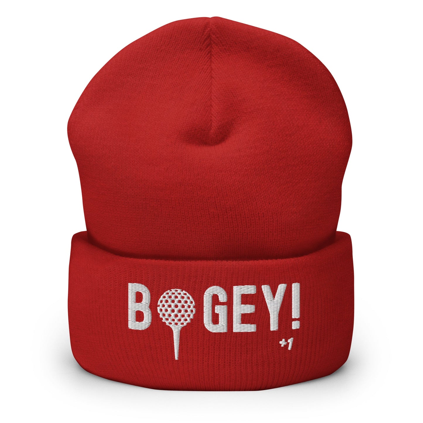Funny Golfer Gifts  Beanie Red Bogey Hat Beanie
