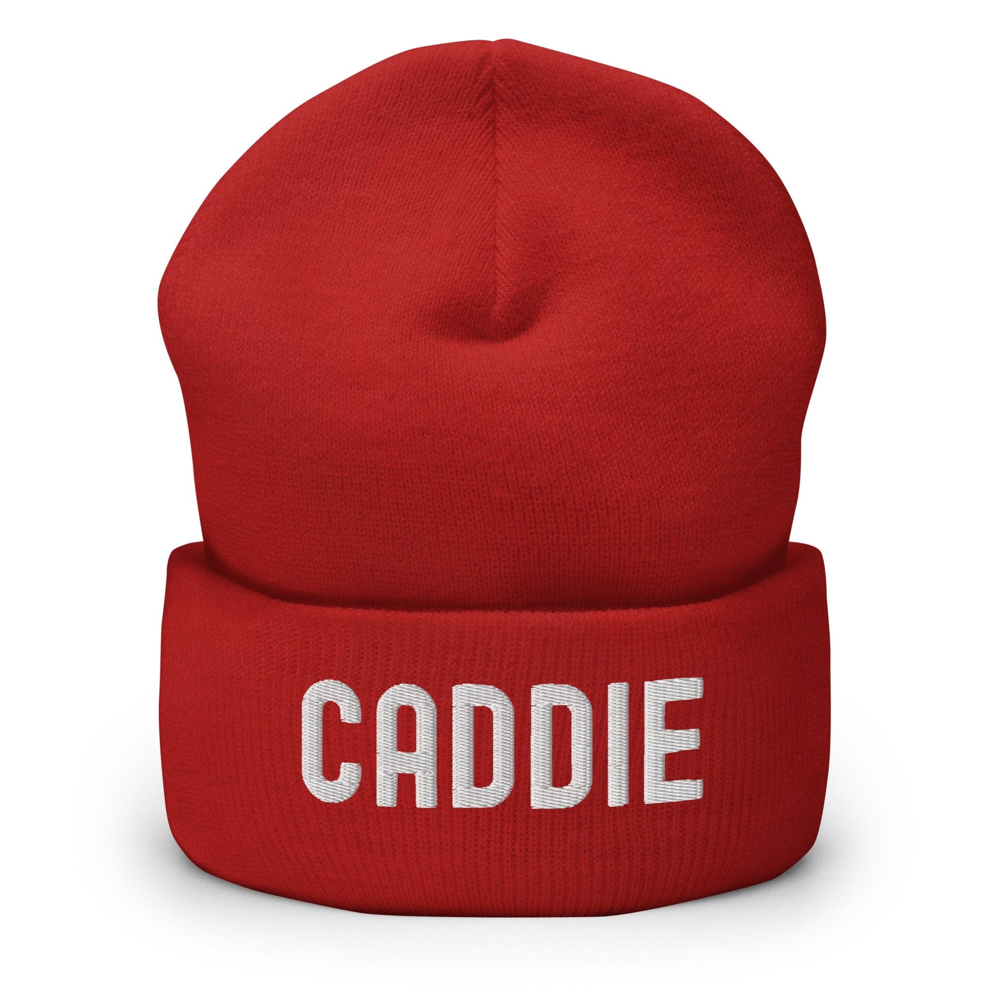 Funny Golfer Gifts  Beanie Red Caddie Beanie