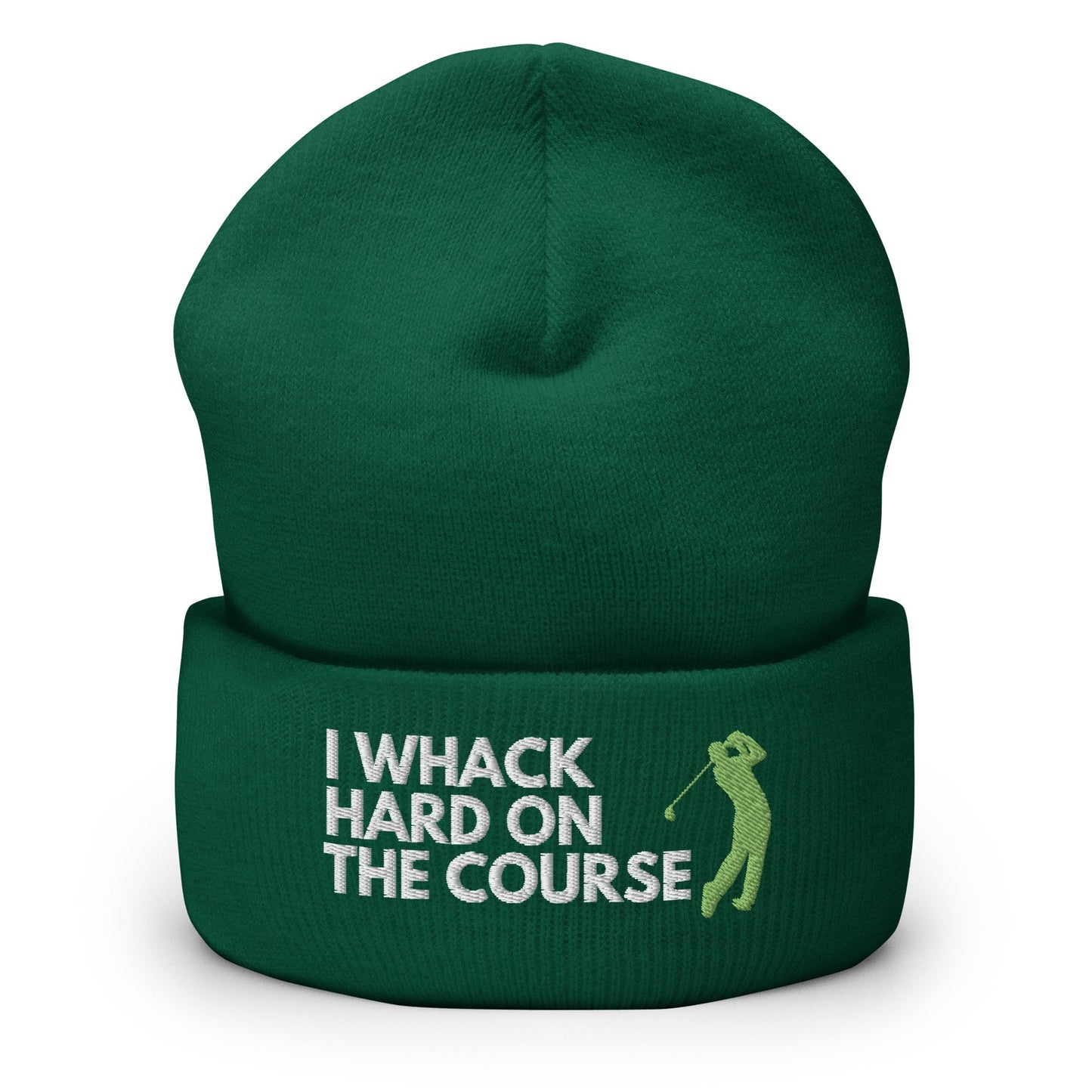 Funny Golfer Gifts  Beanie Spruce I Whack Hard On The Course Beanie