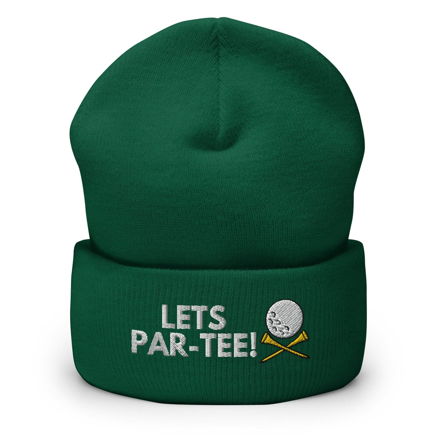 Funny Golfer Gifts  Beanie Spruce Lets Par-Tee Hat Beanie
