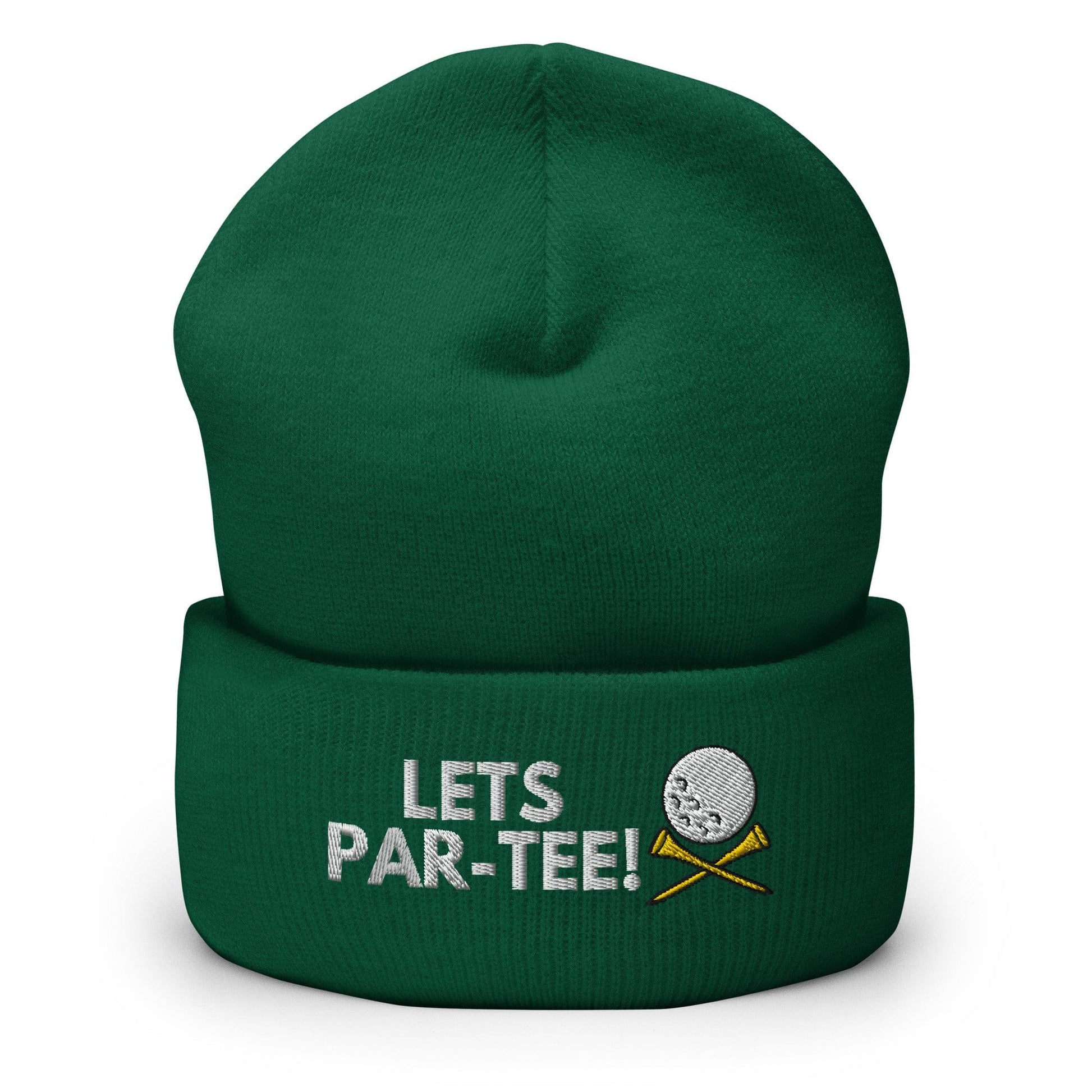 Funny Golfer Gifts  Beanie Spruce Lets Par-Tee Hat Beanie