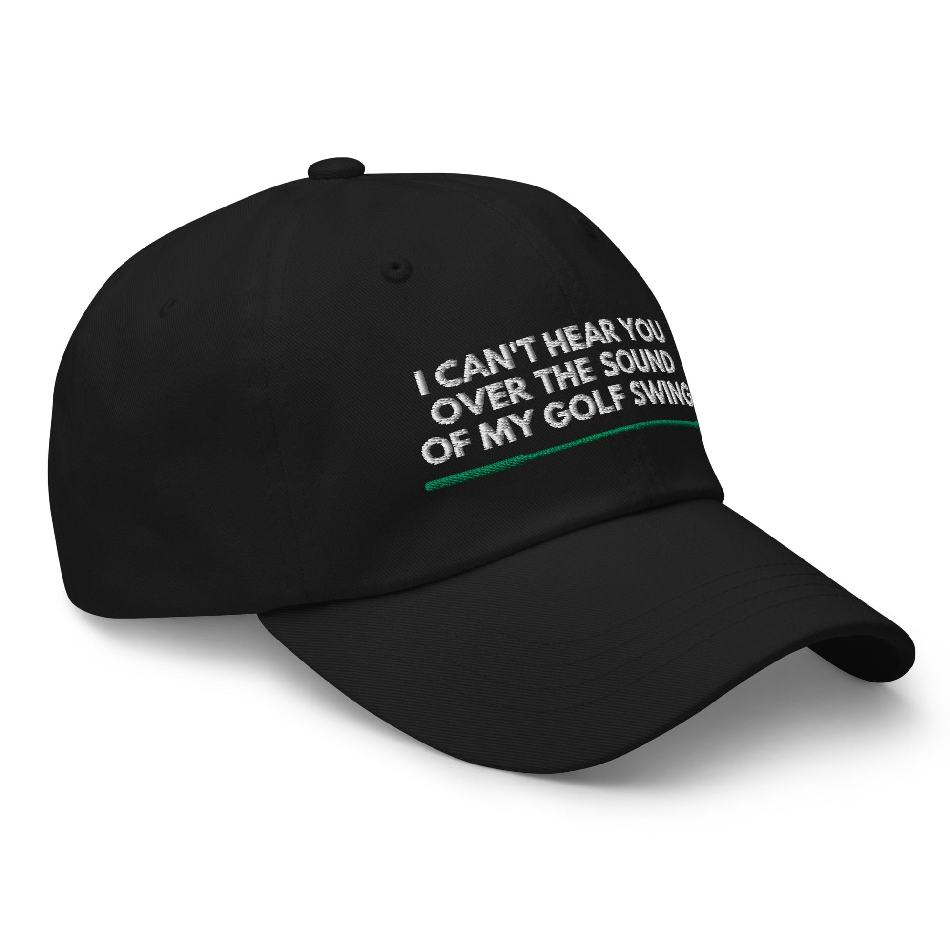Funny Golfer Gifts  Dad Cap I Cant Hear You Over The Sound Of My Golf Swing Hat Cap