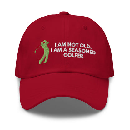 Funny Golfer Gifts  Dad Cap Im Not Old I Am A Seasoned Golfer Hat Cap