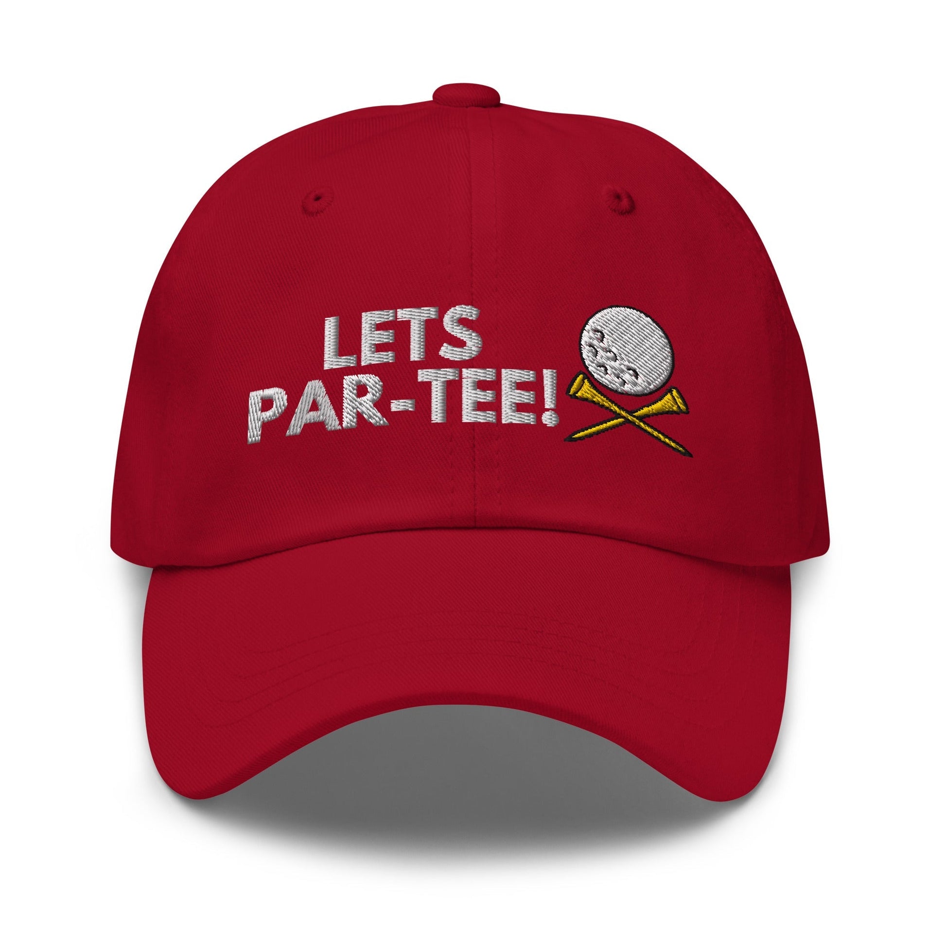 Lets Par-Tee Hat Cap – Funny Golfer Gifts - Main Image