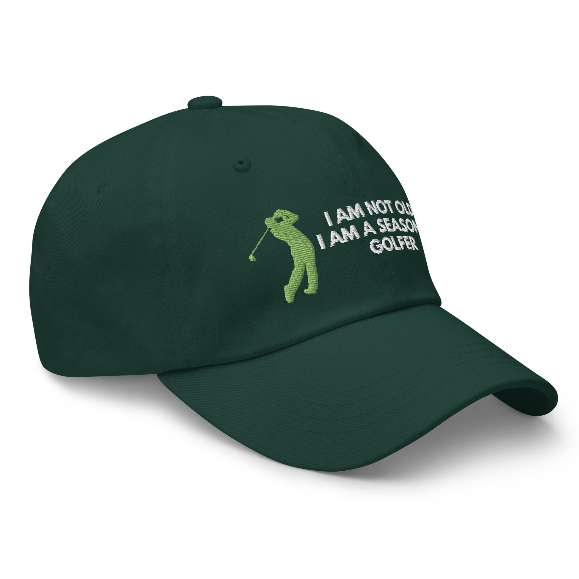 Funny Golfer Gifts  Dad Cap Spruce Im Not Old I Am A Seasoned Golfer Hat Cap