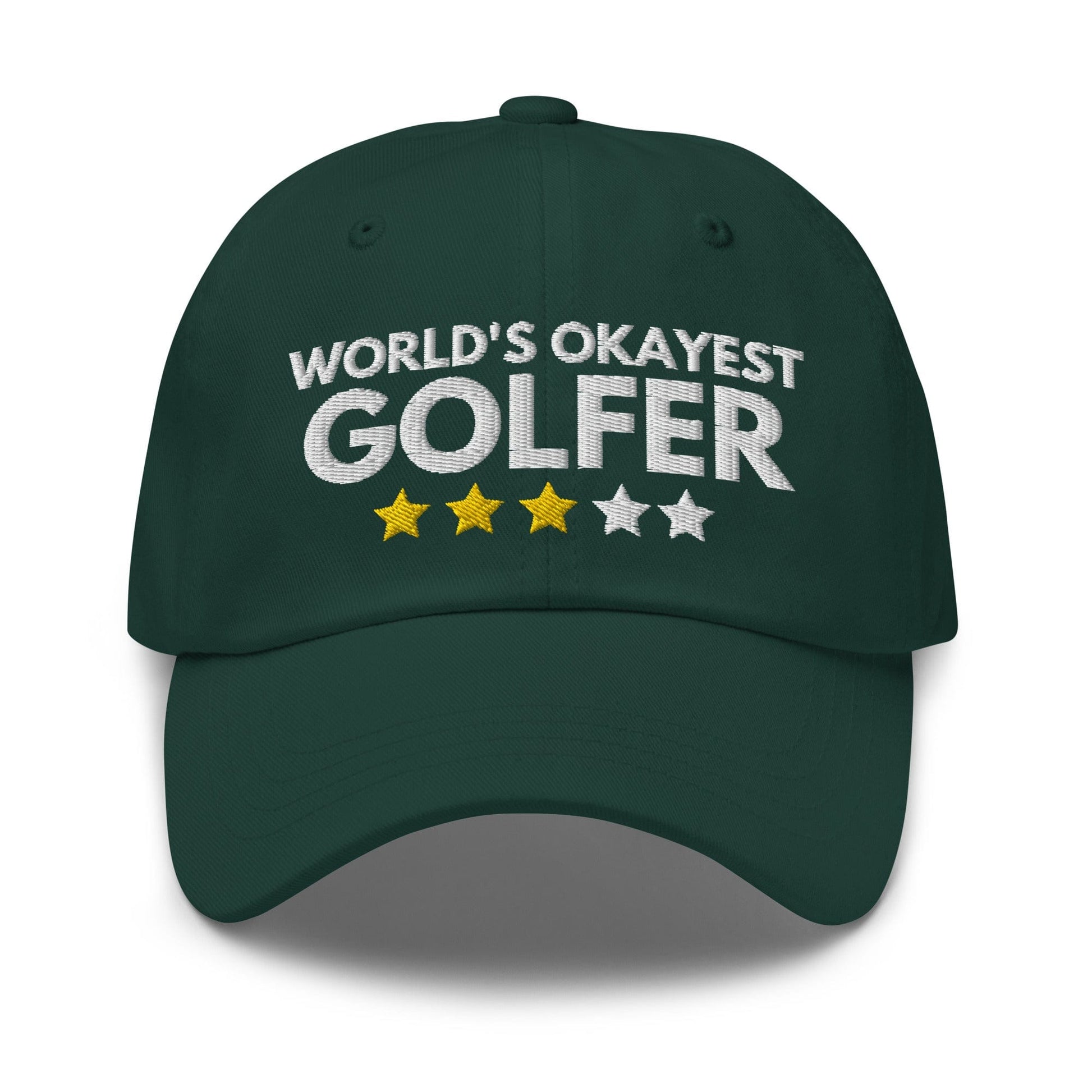 Worlds Okayest Golfer Hat Cap