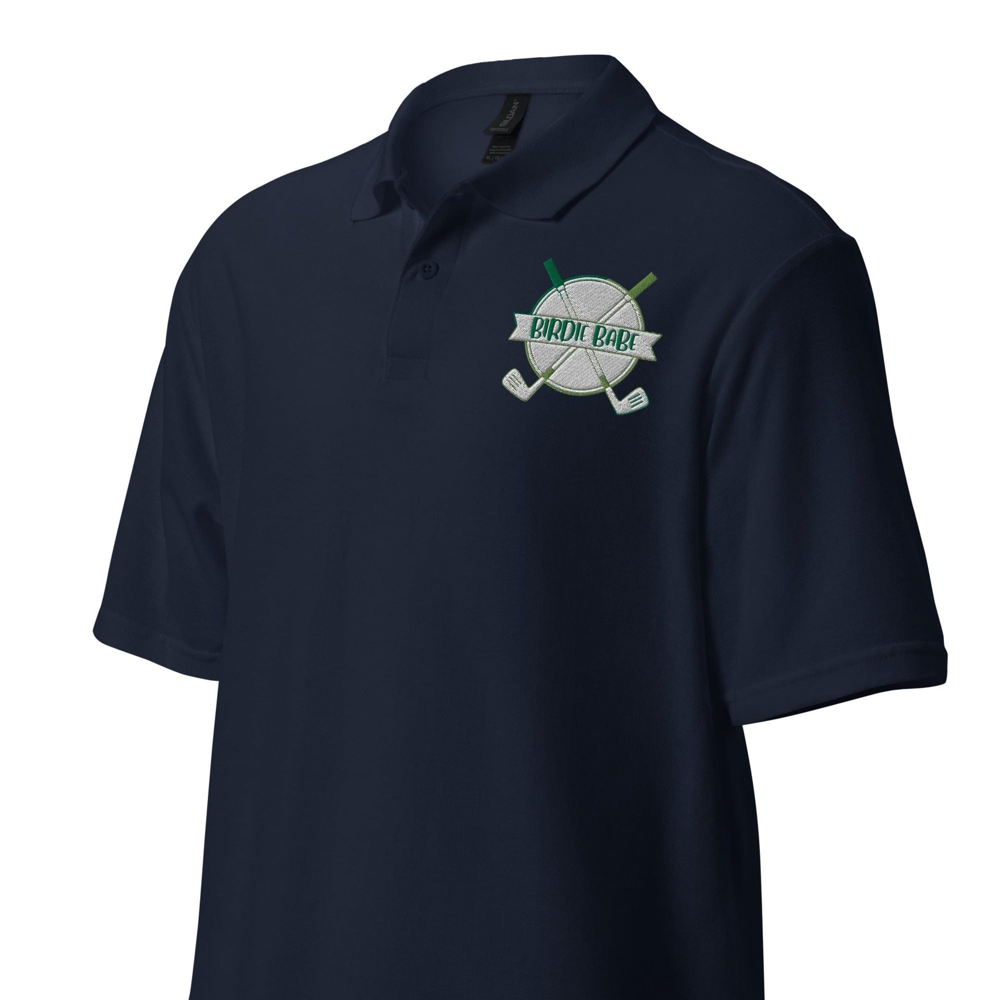 Funny Golfer Gifts  Polo Shirt Birdie Babe Unisex Pique Polo Shirt