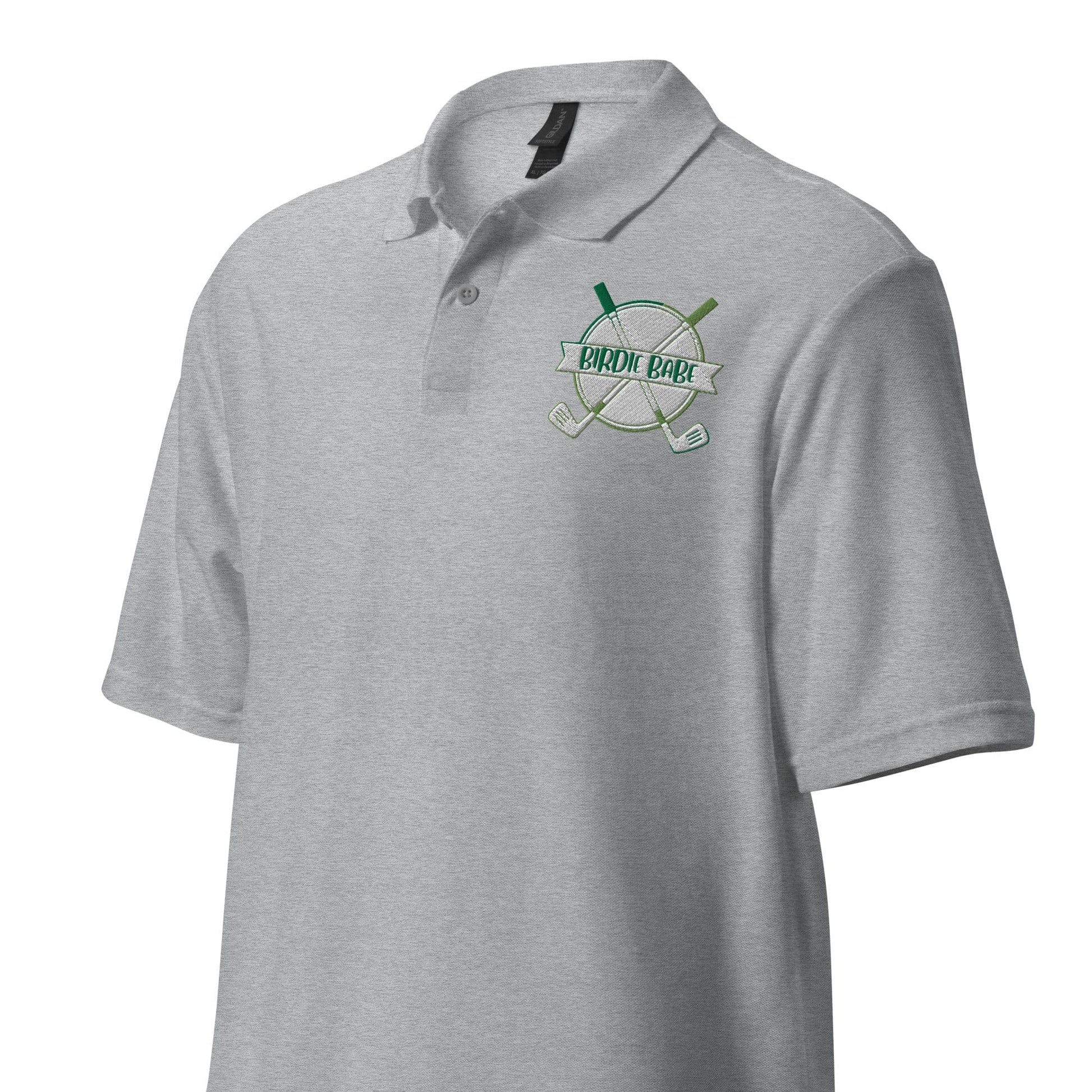 Funny Golfer Gifts  Polo Shirt Birdie Babe Unisex Pique Polo Shirt