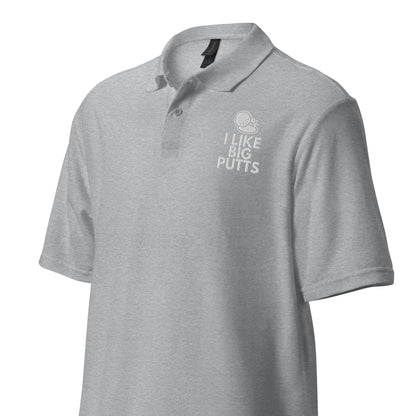 Funny Golfer Gifts  Polo Shirt I Like Big Putts Unisex Pique Polo shirt