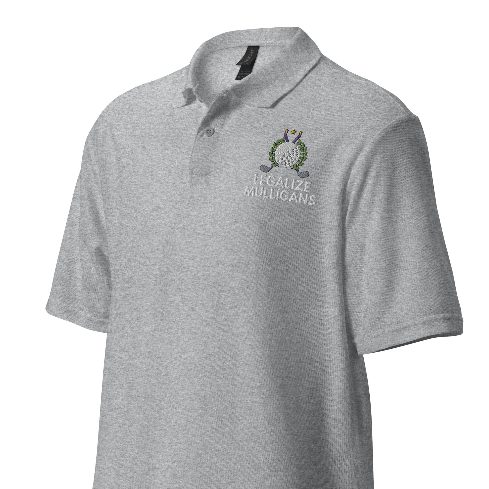 Funny Golfer Gifts  Polo Shirt Legalize Mulligans Unisex Pique Polo Shirt