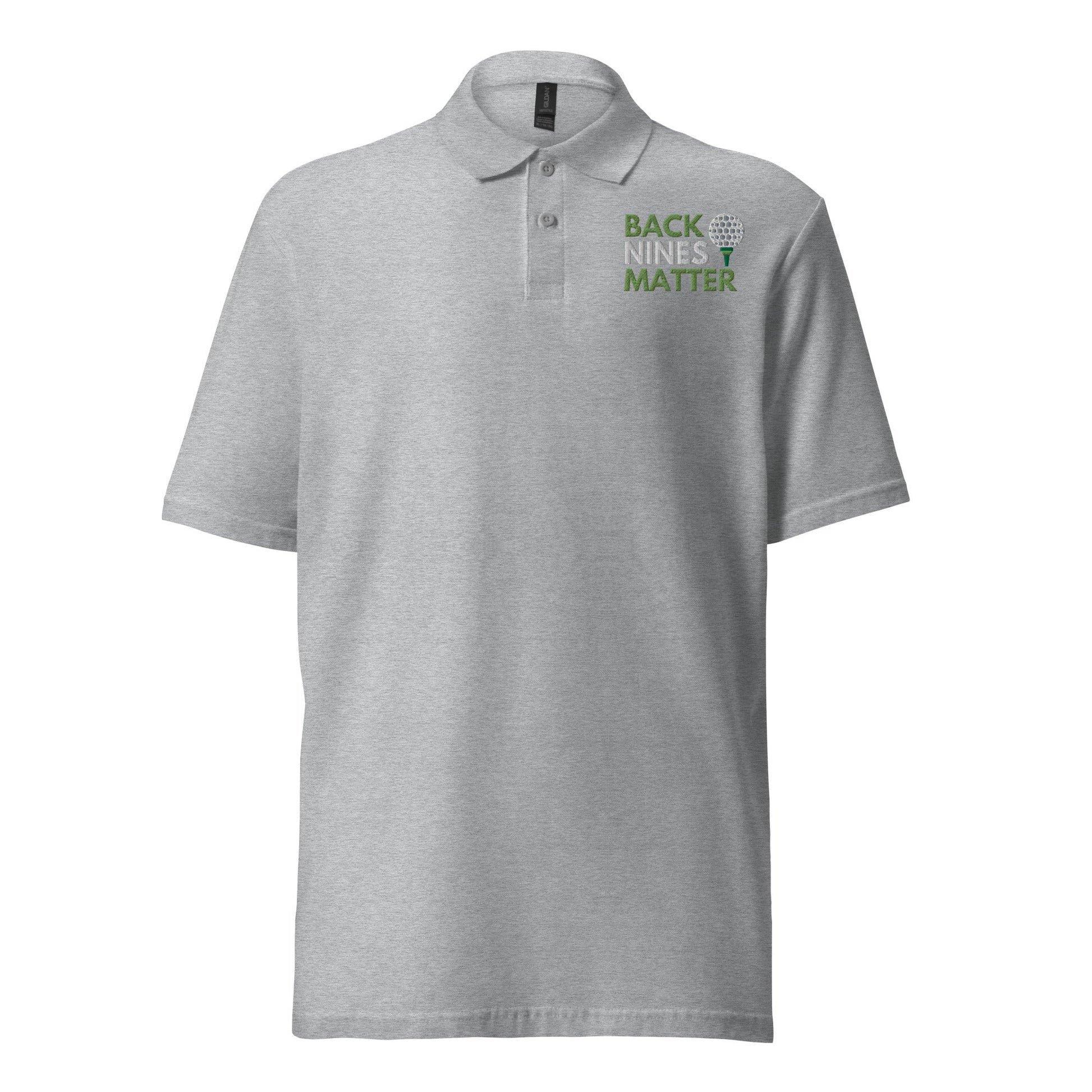 Funny Golfer Gifts  Polo Shirt Sport Grey / S Back Nines Matter Unisex Pique Polo Shirt