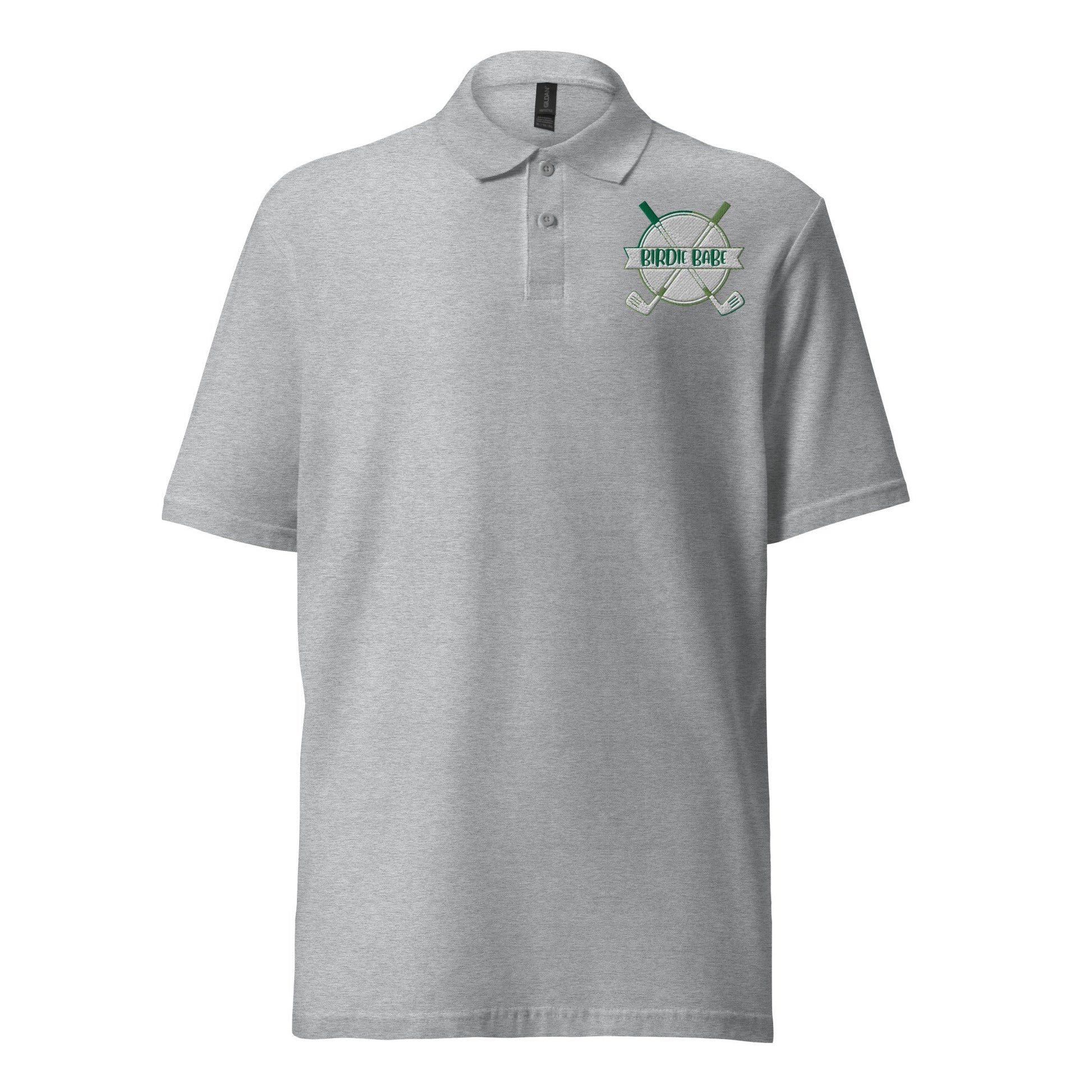 Funny Golfer Gifts  Polo Shirt Sport Grey / S Birdie Babe Unisex Pique Polo Shirt