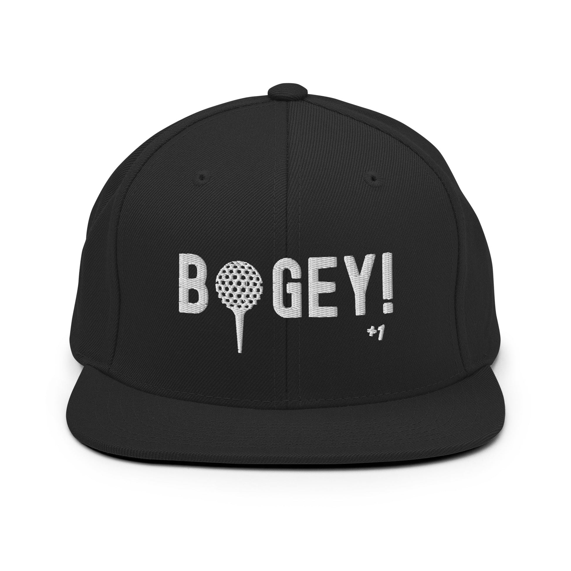 Funny Golfer Gifts  Snapback Hat Black Bogey Hat Snapback Hat