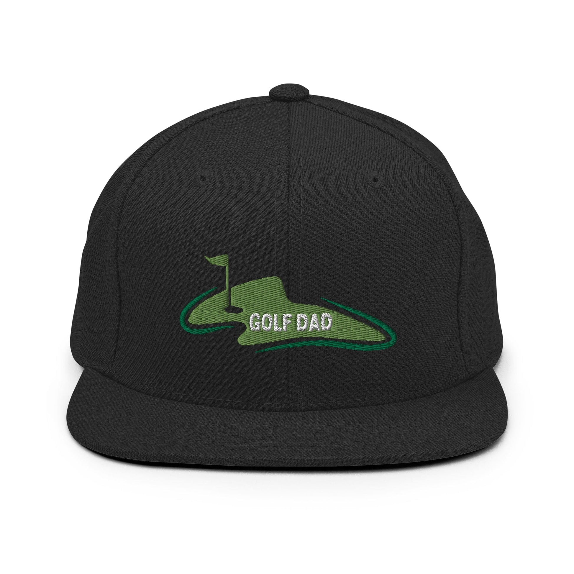 Funny Golfer Gifts  Snapback Hat Black Golf Dad Snapback Hat