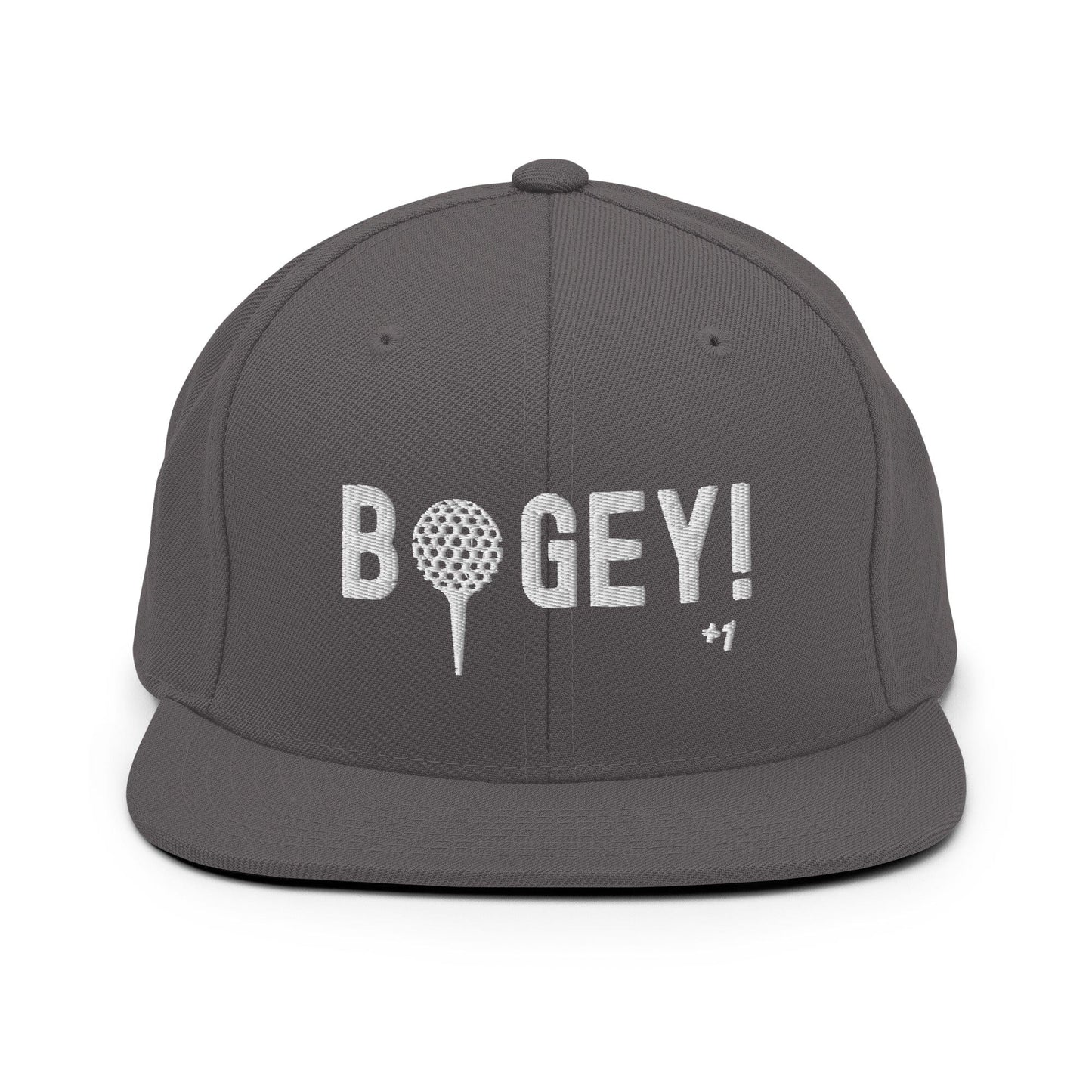 Funny Golfer Gifts  Snapback Hat Dark Grey Bogey Hat Snapback Hat