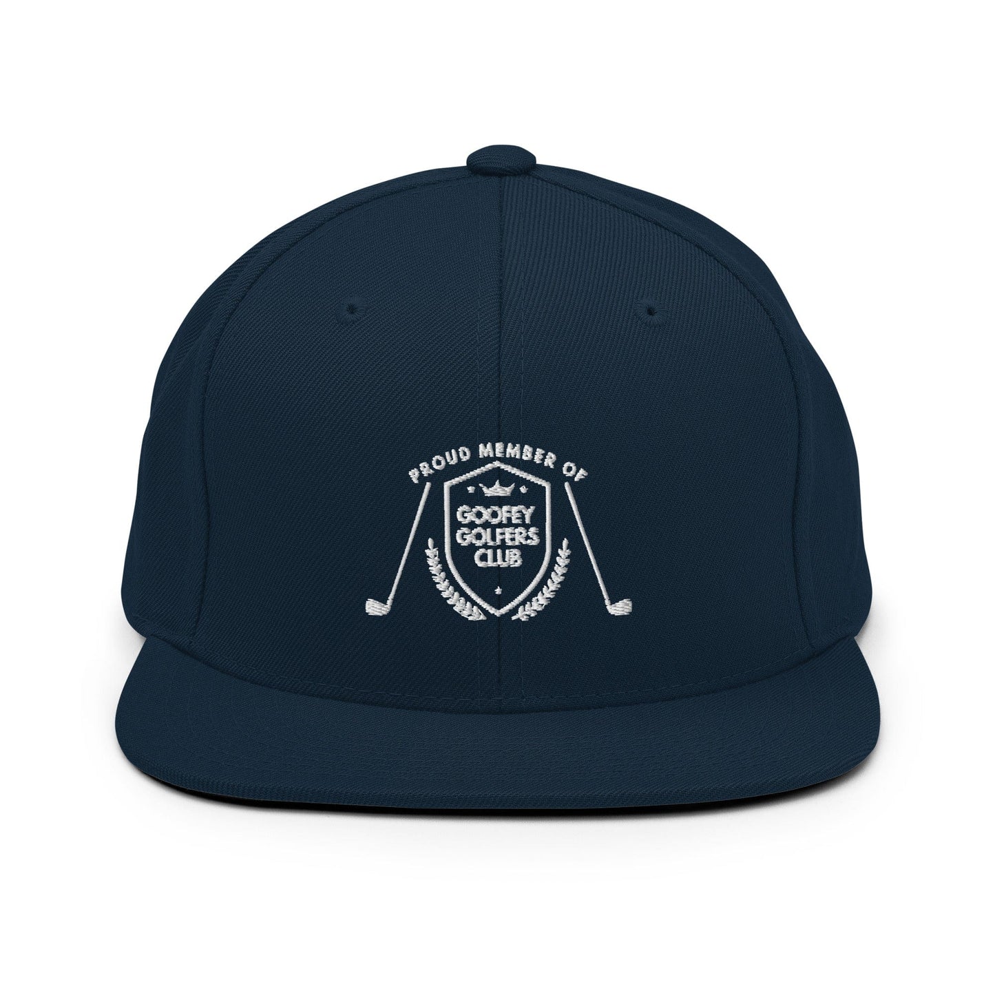 Funny Golfer Gifts  Snapback Hat Dark Navy Goofey Golfers Club Snapback Hat