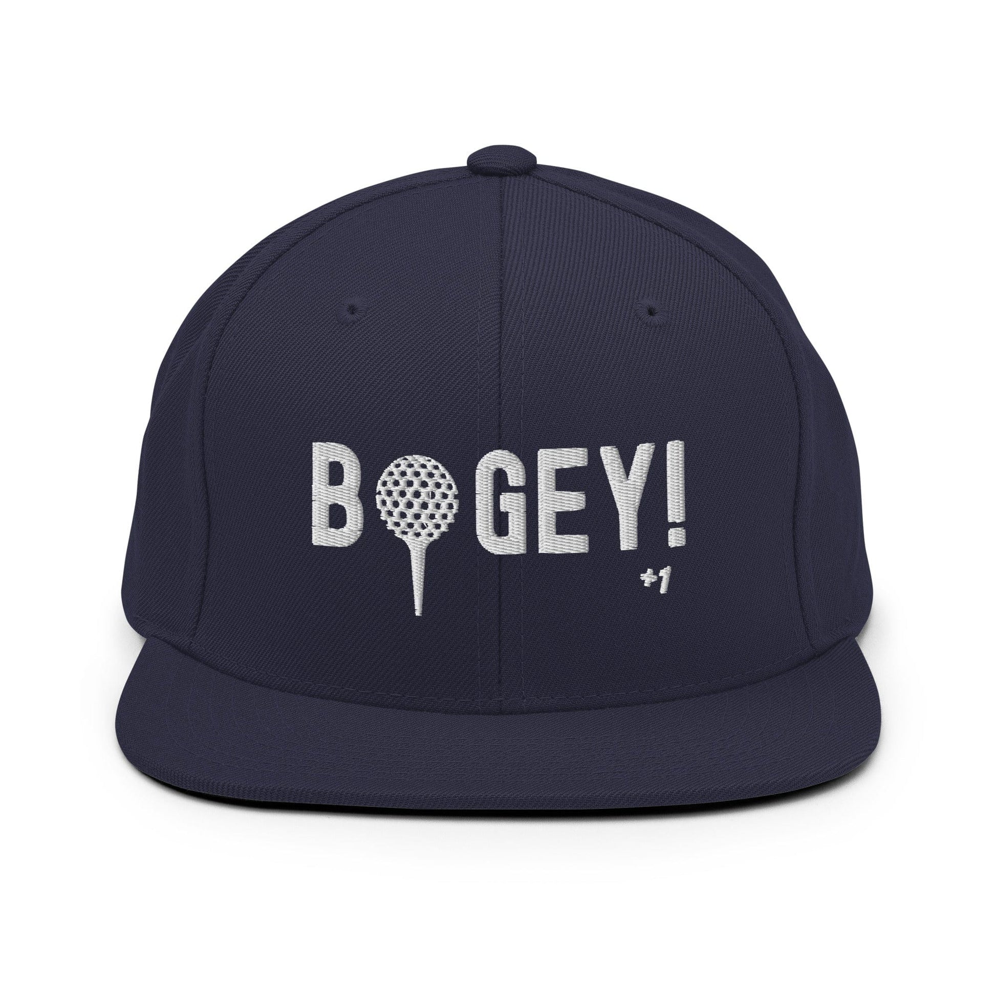 Funny Golfer Gifts  Snapback Hat Navy Bogey Hat Snapback Hat