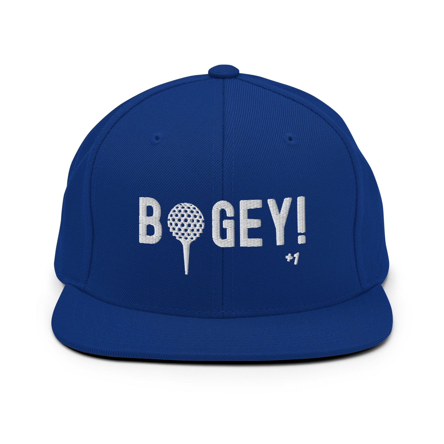 Funny Golfer Gifts  Snapback Hat Royal Blue Bogey Hat Snapback Hat