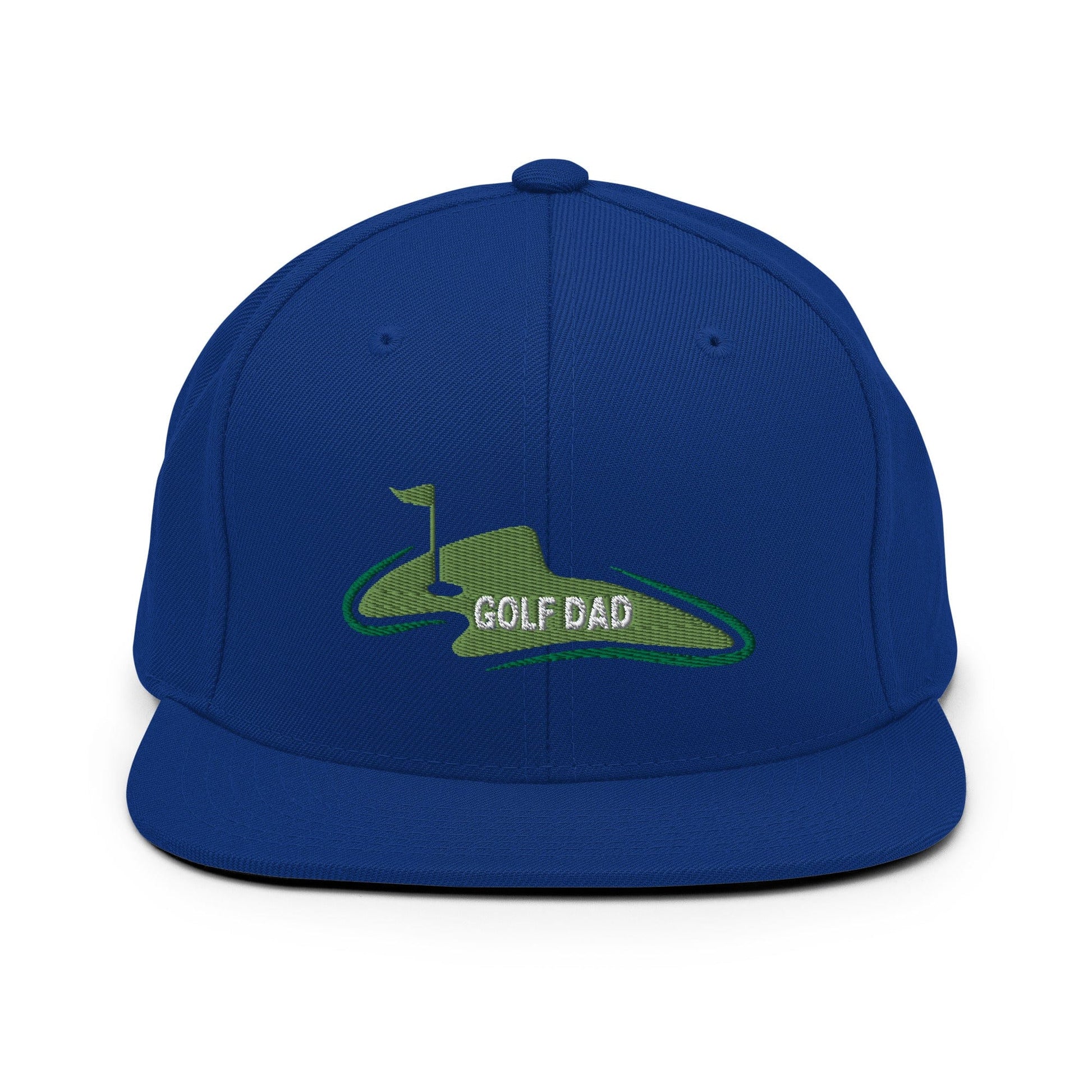 Funny Golfer Gifts  Snapback Hat Royal Blue Golf Dad Snapback Hat
