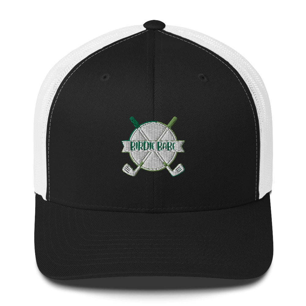 Funny Golfer Gifts  Trucker Hat Black/ White Birdie Babe Trucker Hat