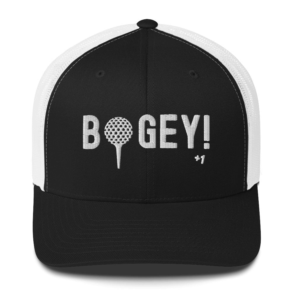 Funny Golfer Gifts  Trucker Hat Black/ White Bogey Hat Trucker Hat